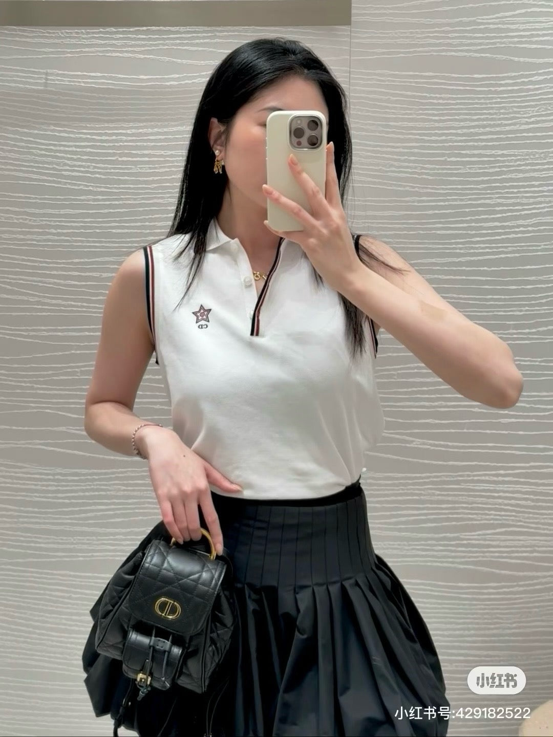 Dio 25ss embroidered vest