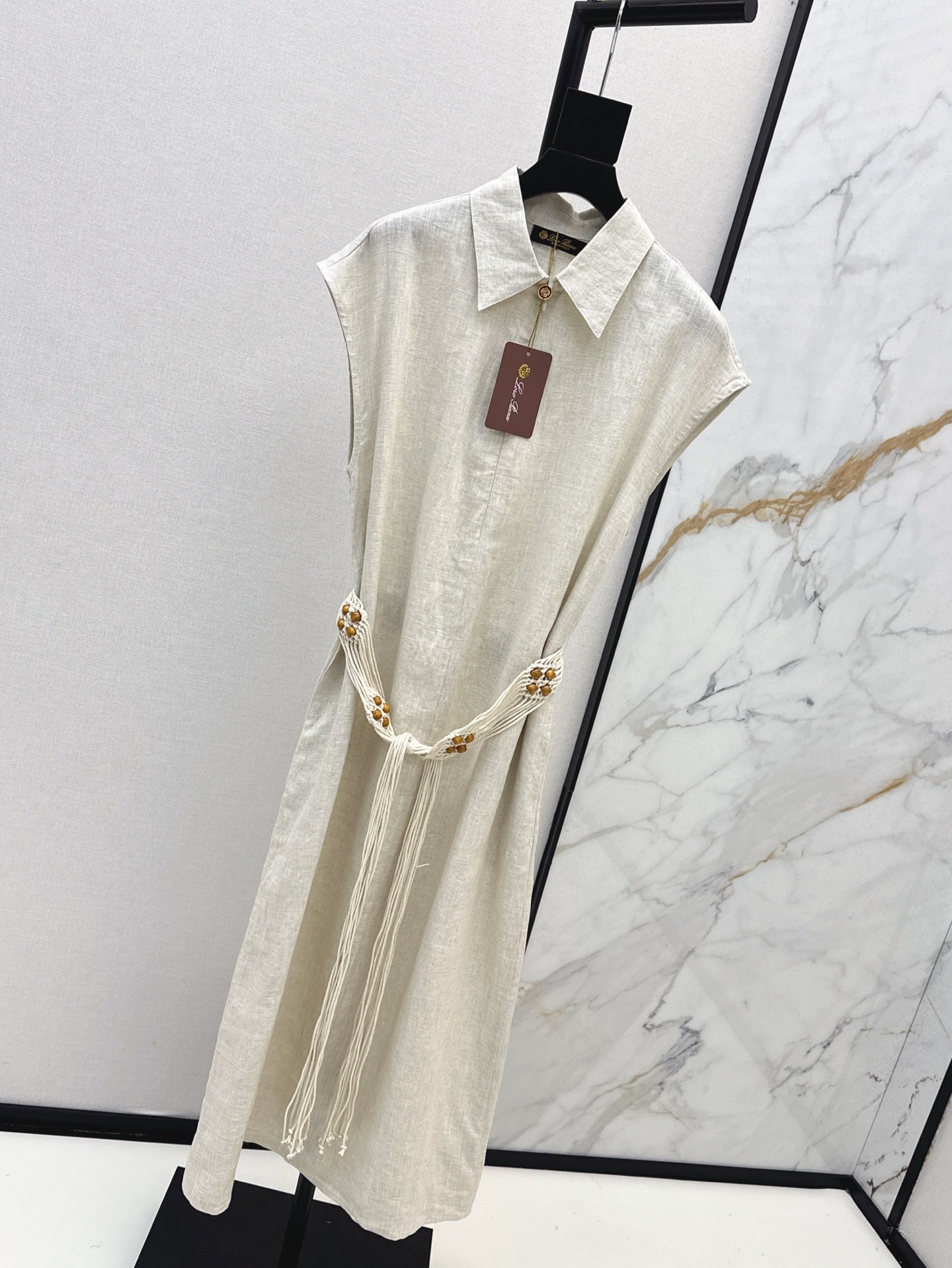 Loro 25ss linen dress