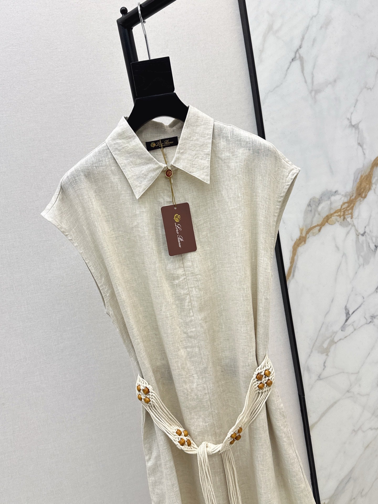 Loro 25ss linen dress