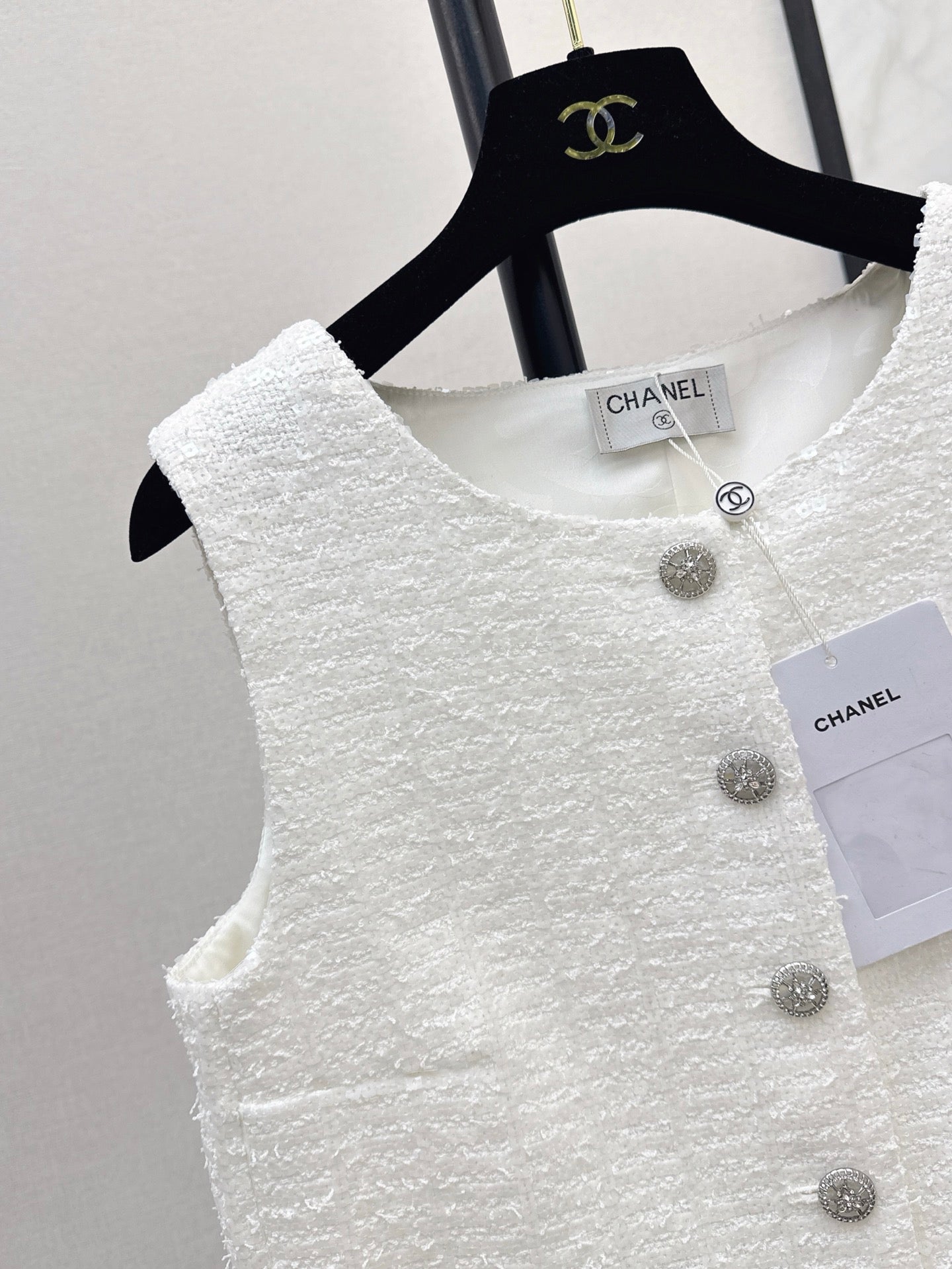 Chan 25ss woven vest