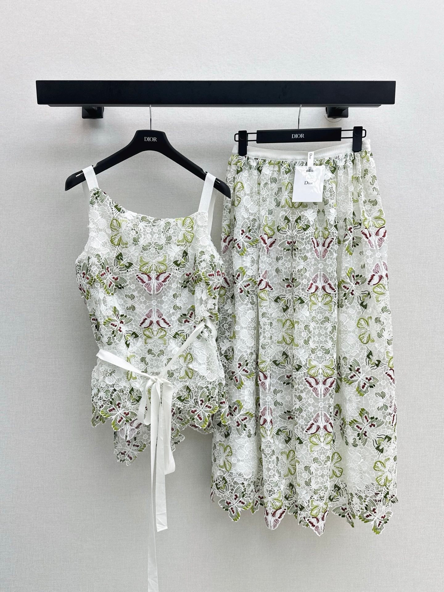 CD 25ss lace embroidered skirt