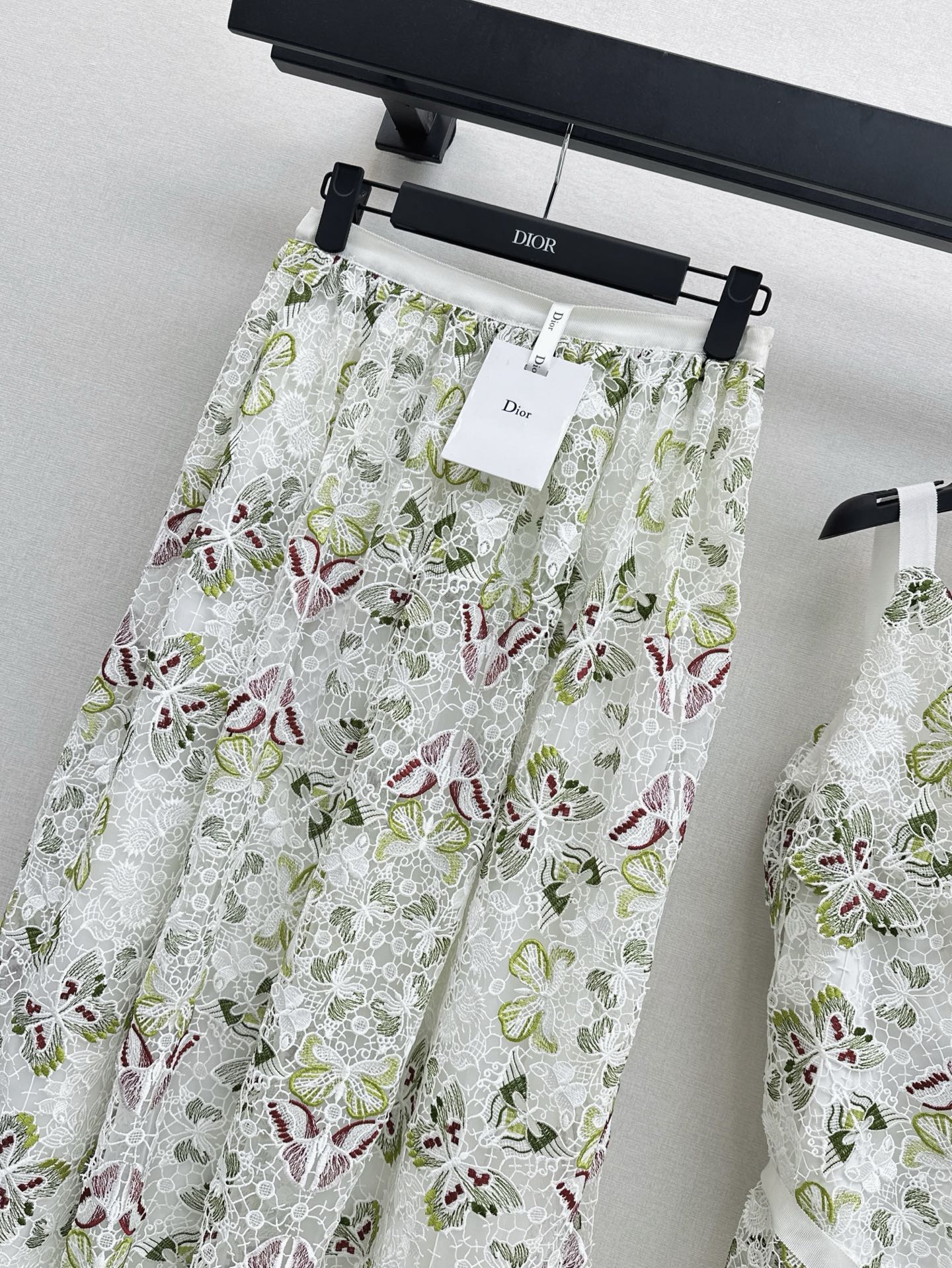 CD 25ss lace embroidered skirt