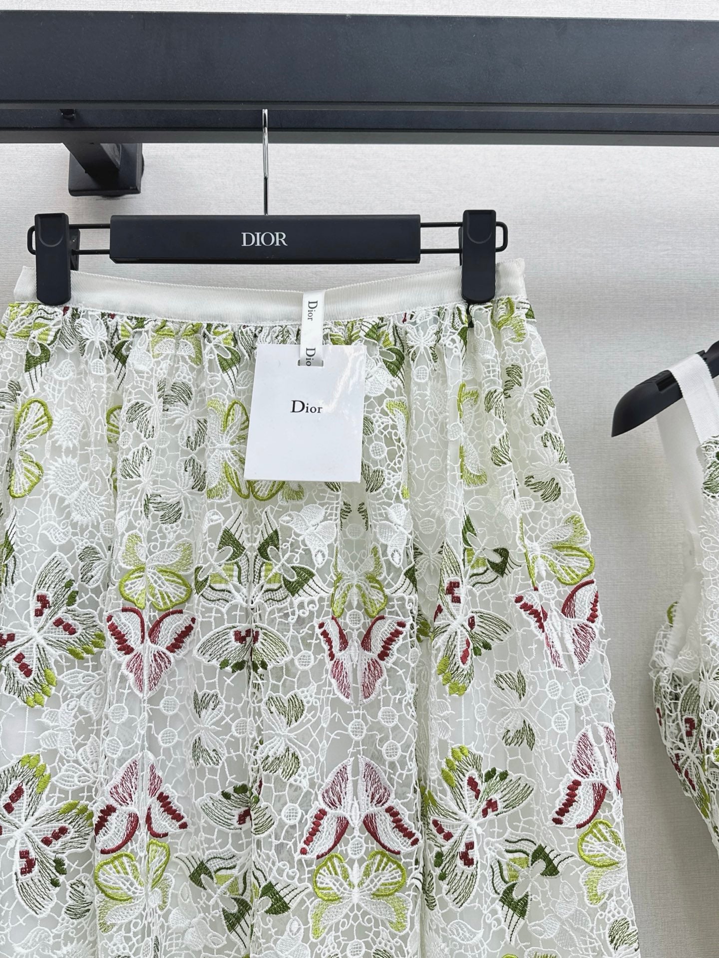 CD 25ss lace embroidered skirt