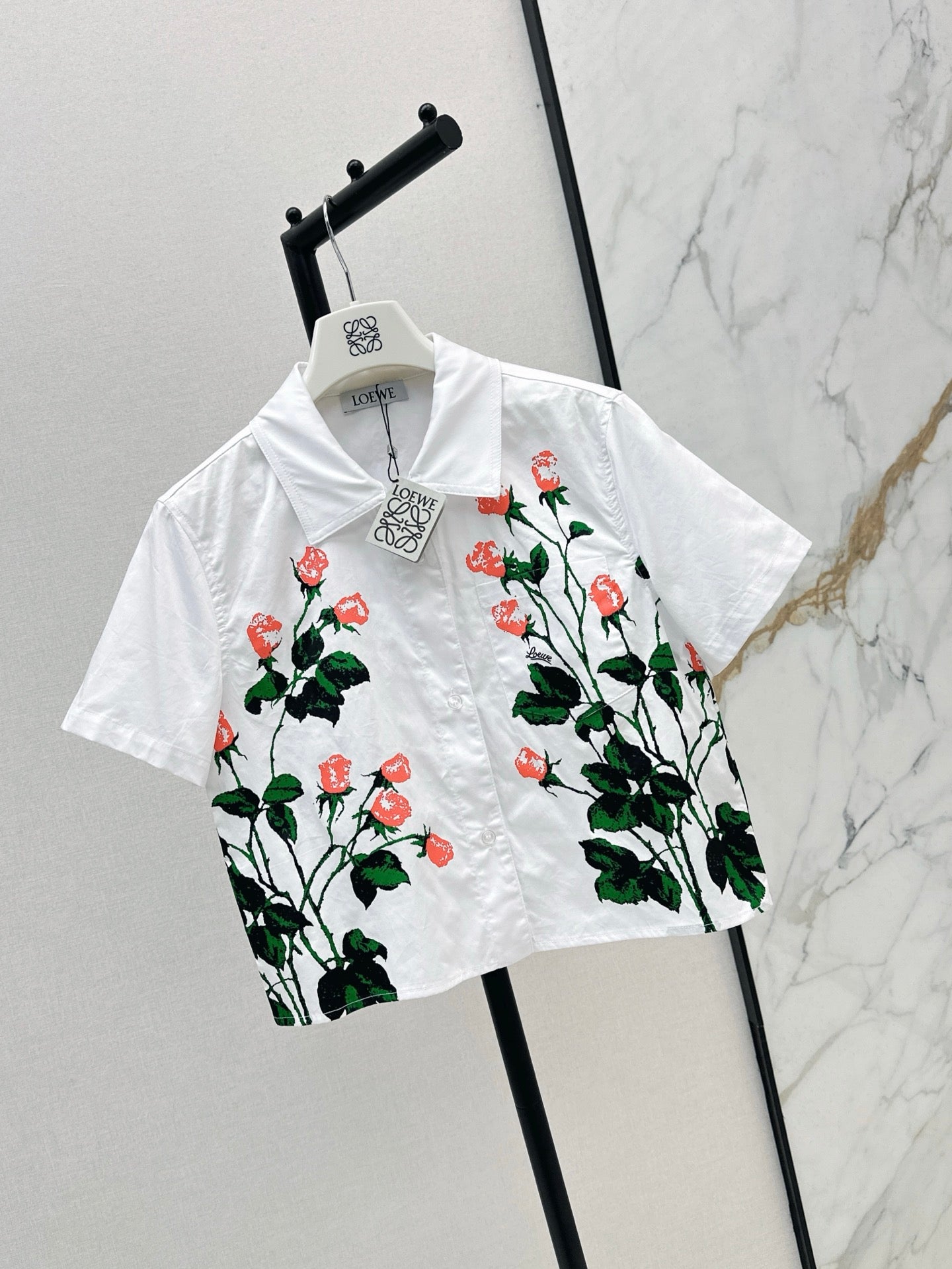 Loe 25ss print shirt