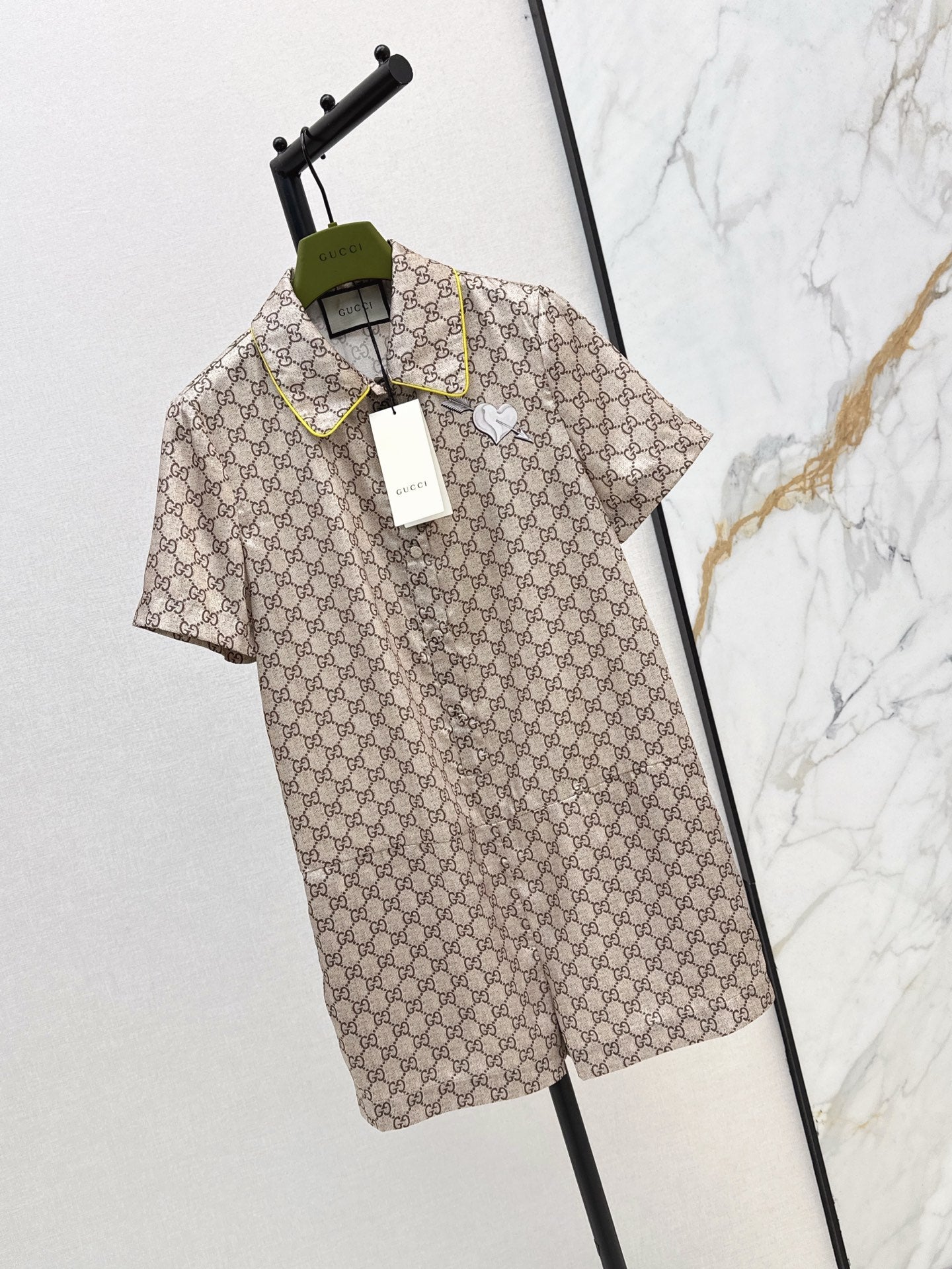 Guc 25ss print jumpsuit