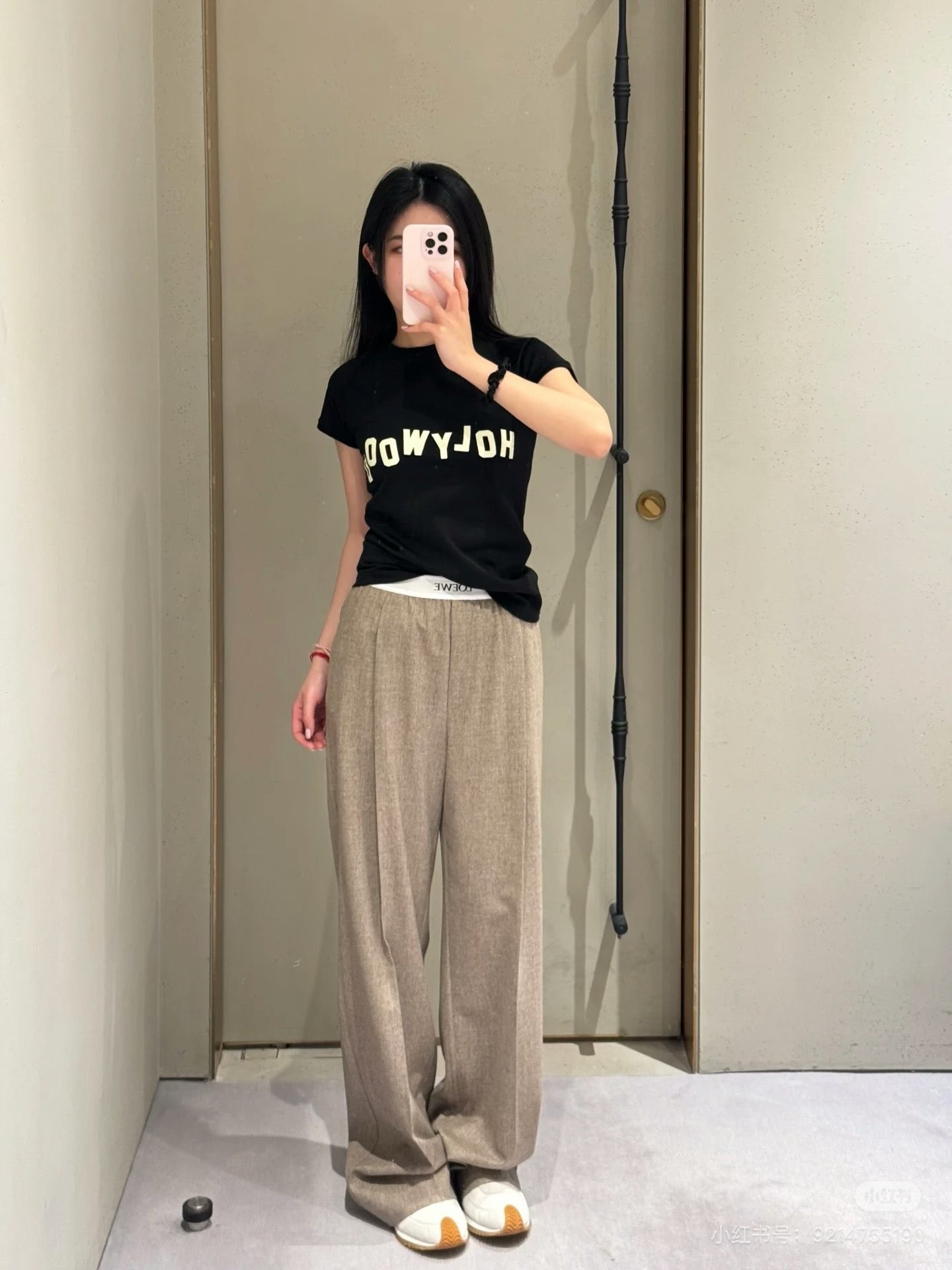 Loe 25ss webbing pants