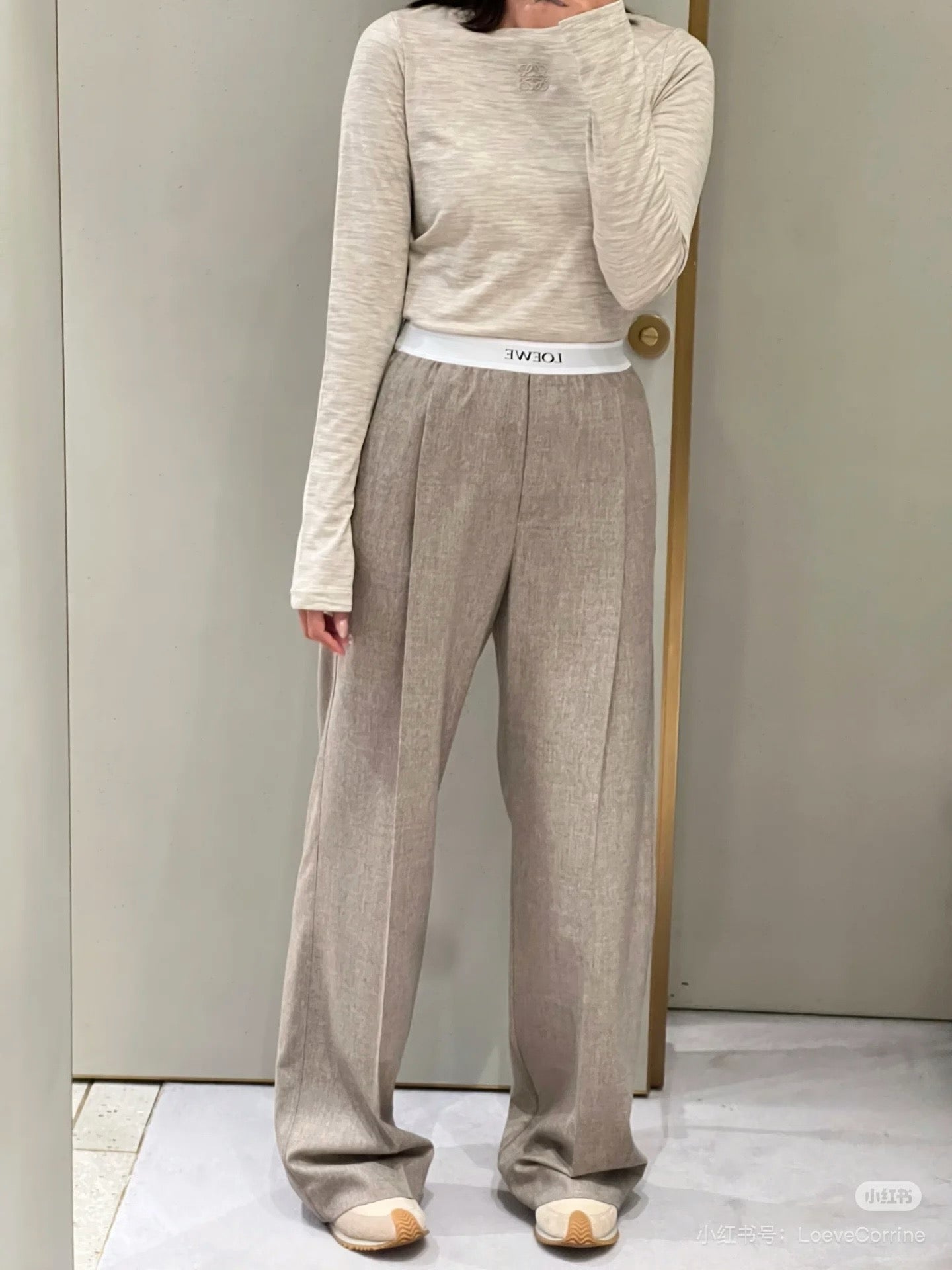Loe 25ss webbing pants