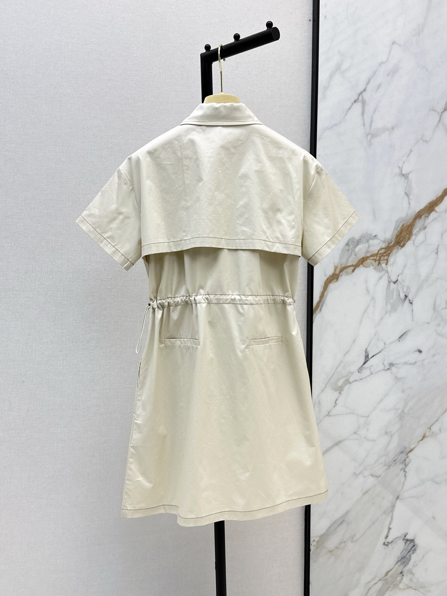Miu 25ss drawstring dress