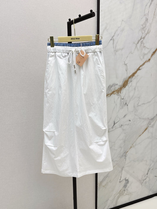Miu 25ss drawstring skirt