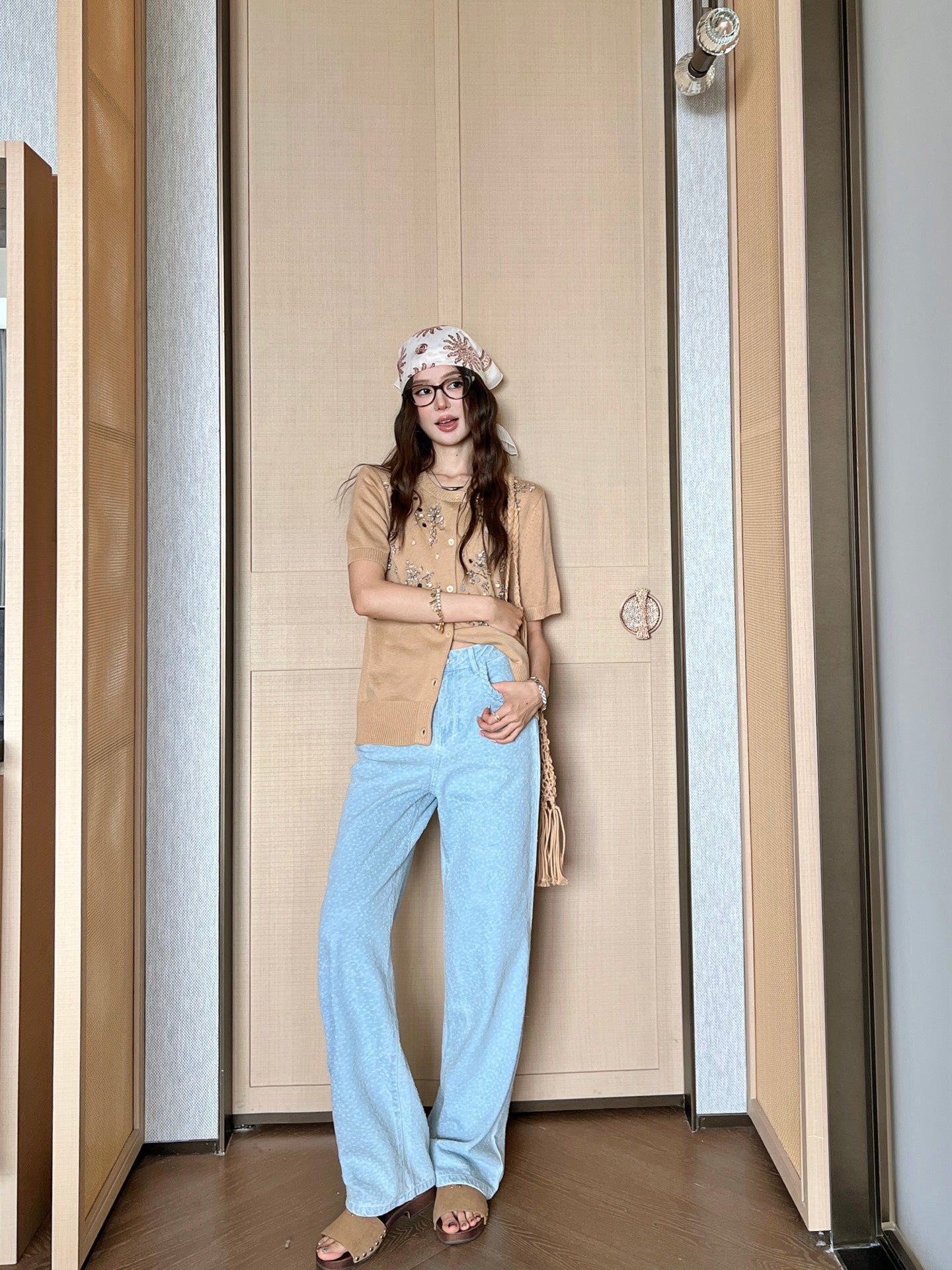 Chan 25ss straight jeans