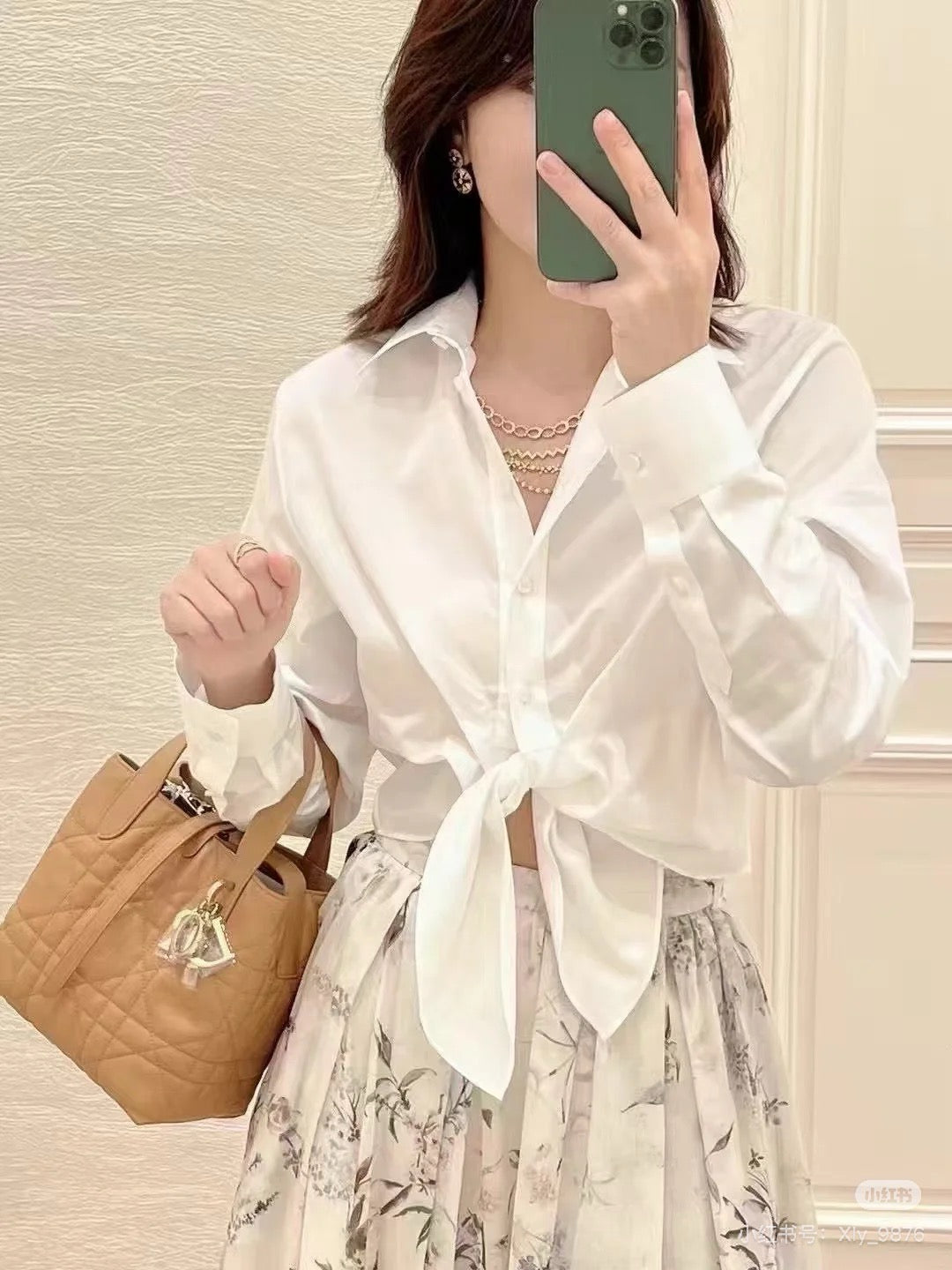 CD 25SS crop shirt