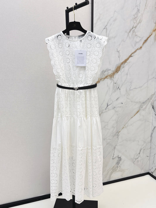Chan 25ss hollow dress