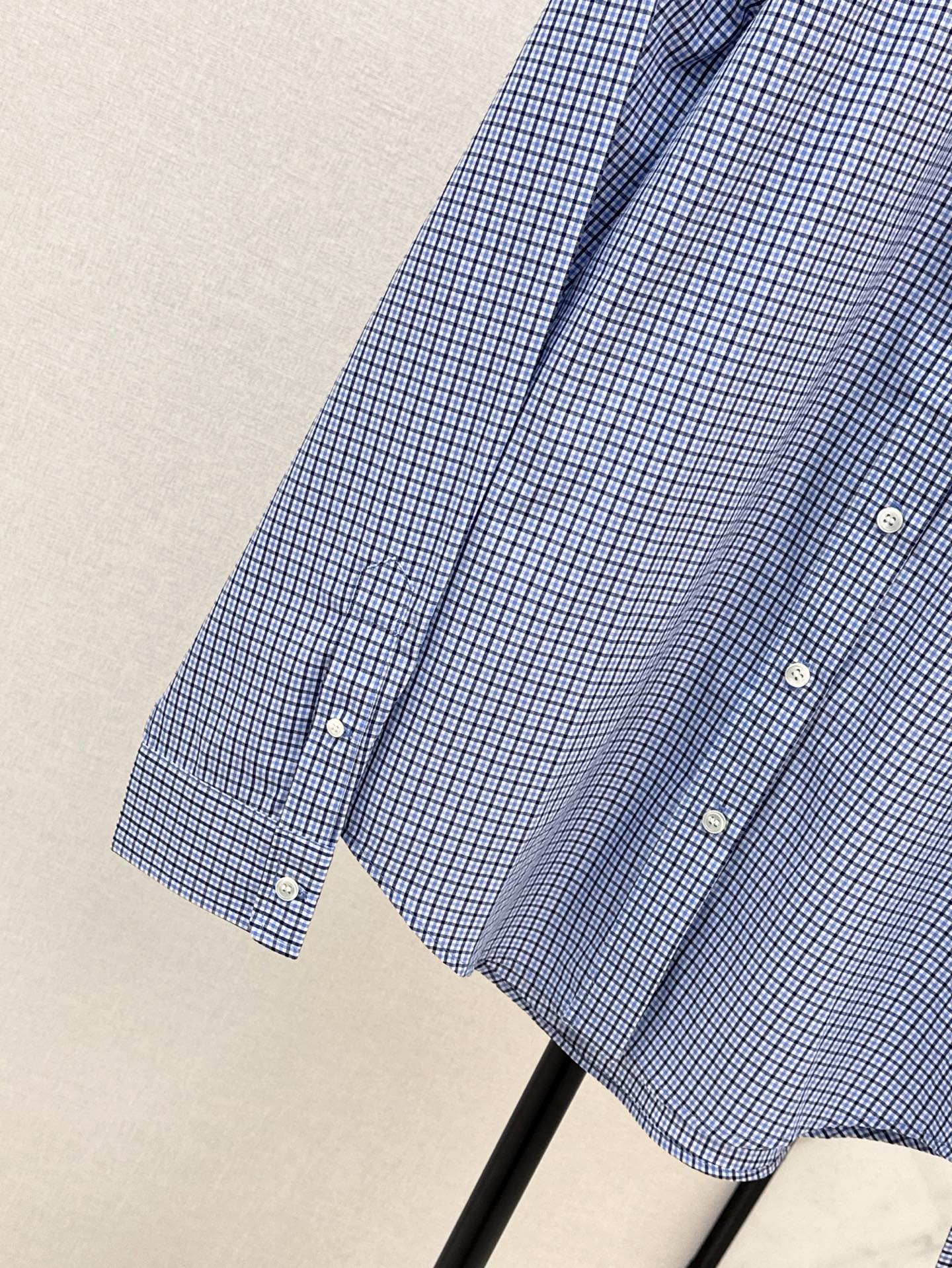 Miu 25ss plaid shirt