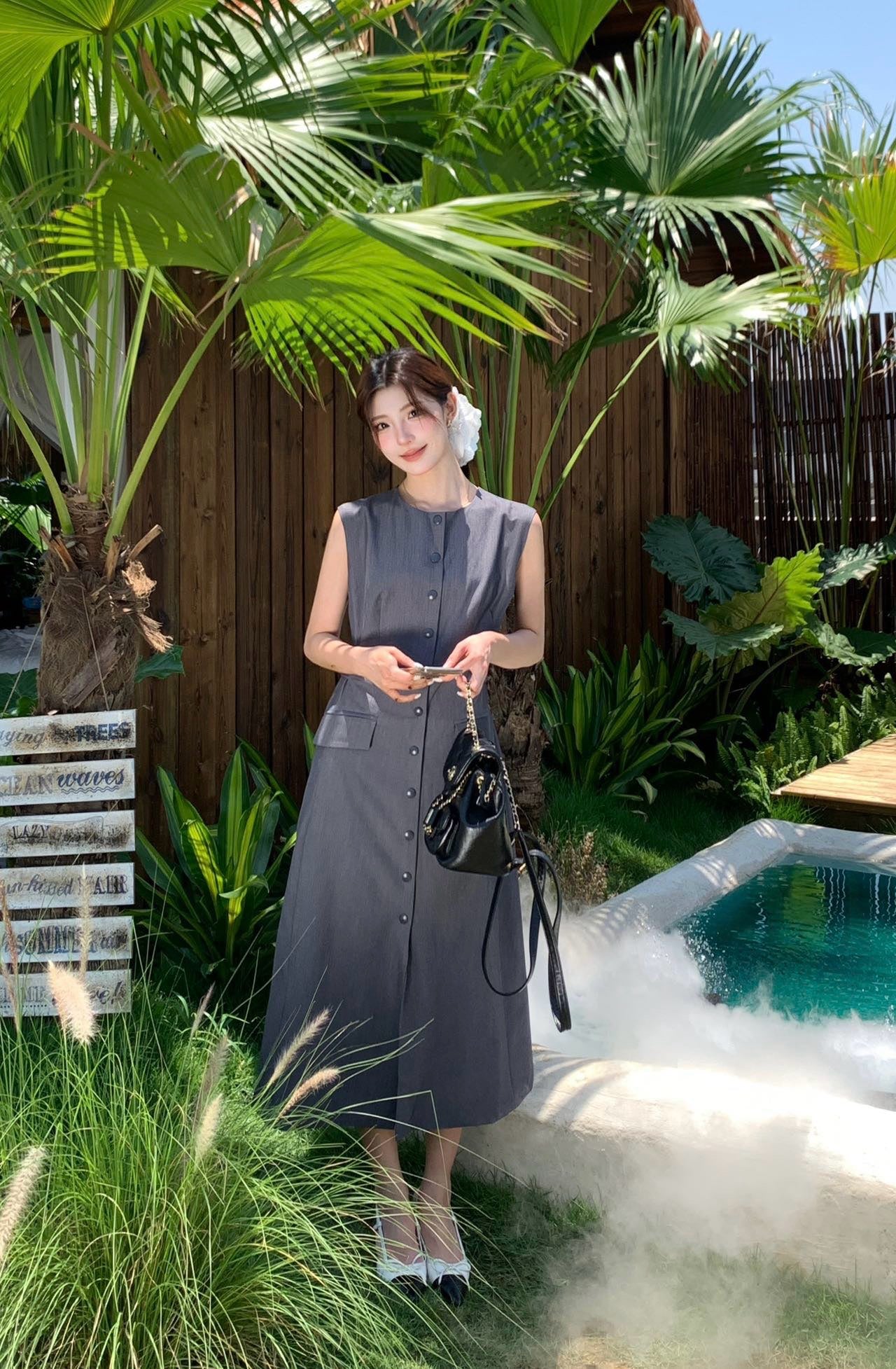 Bottega 25ss sleeveless dress