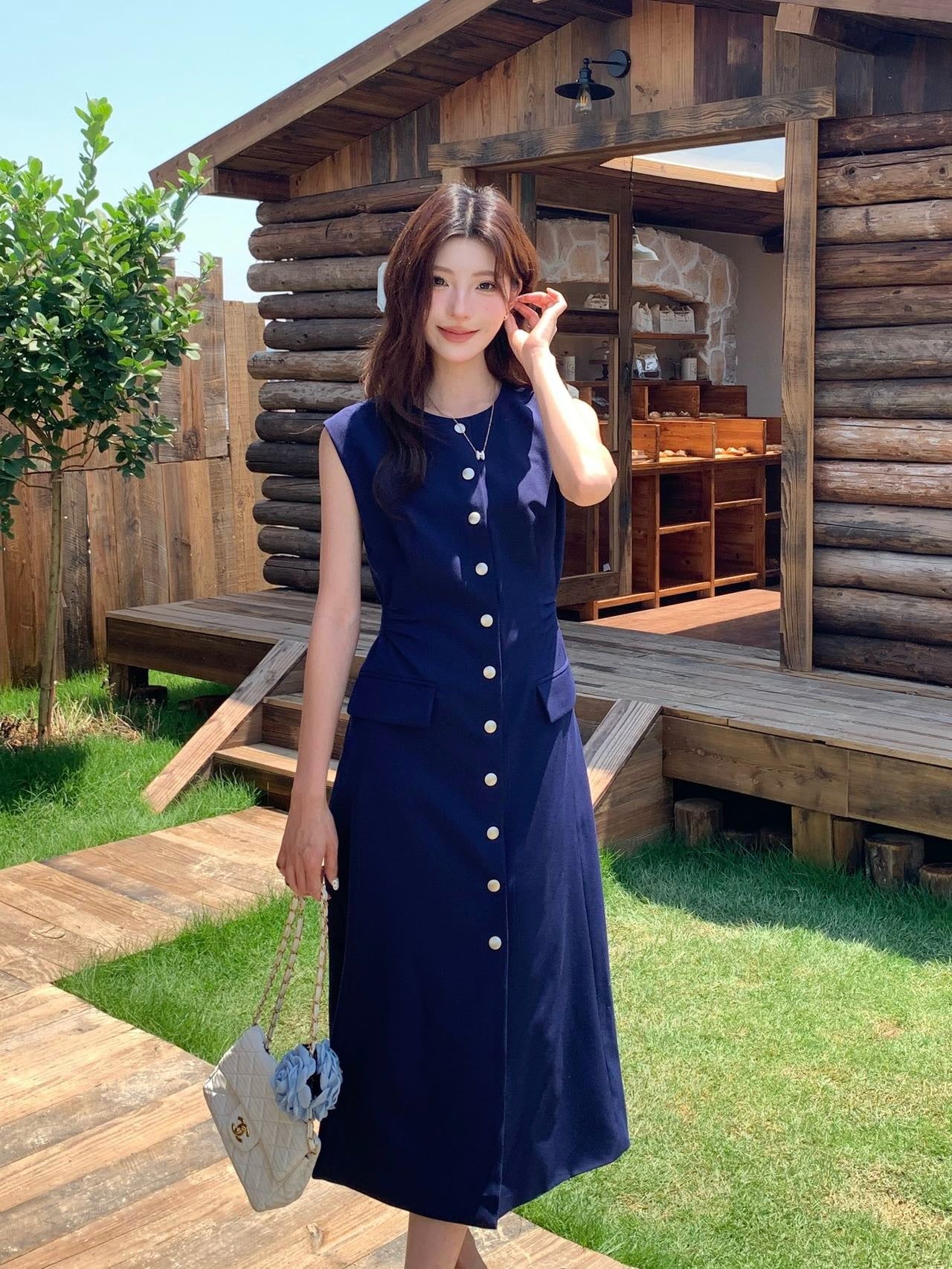 Bottega 25ss sleeveless dress