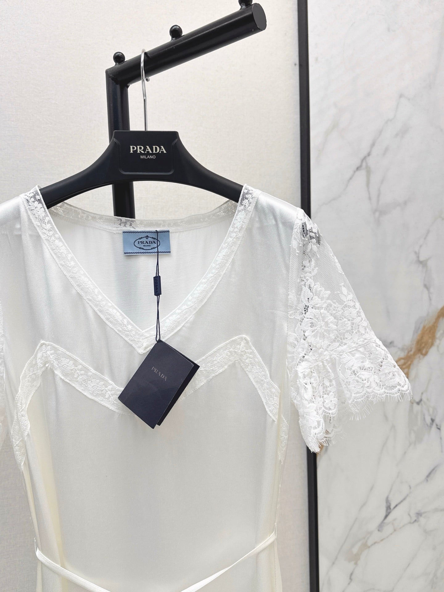 Pra 25ss satin lace dress