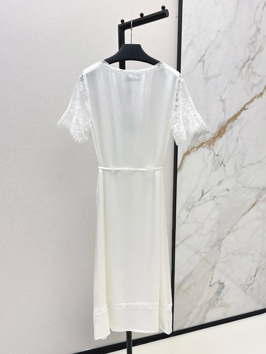 Pra 25ss satin lace dress