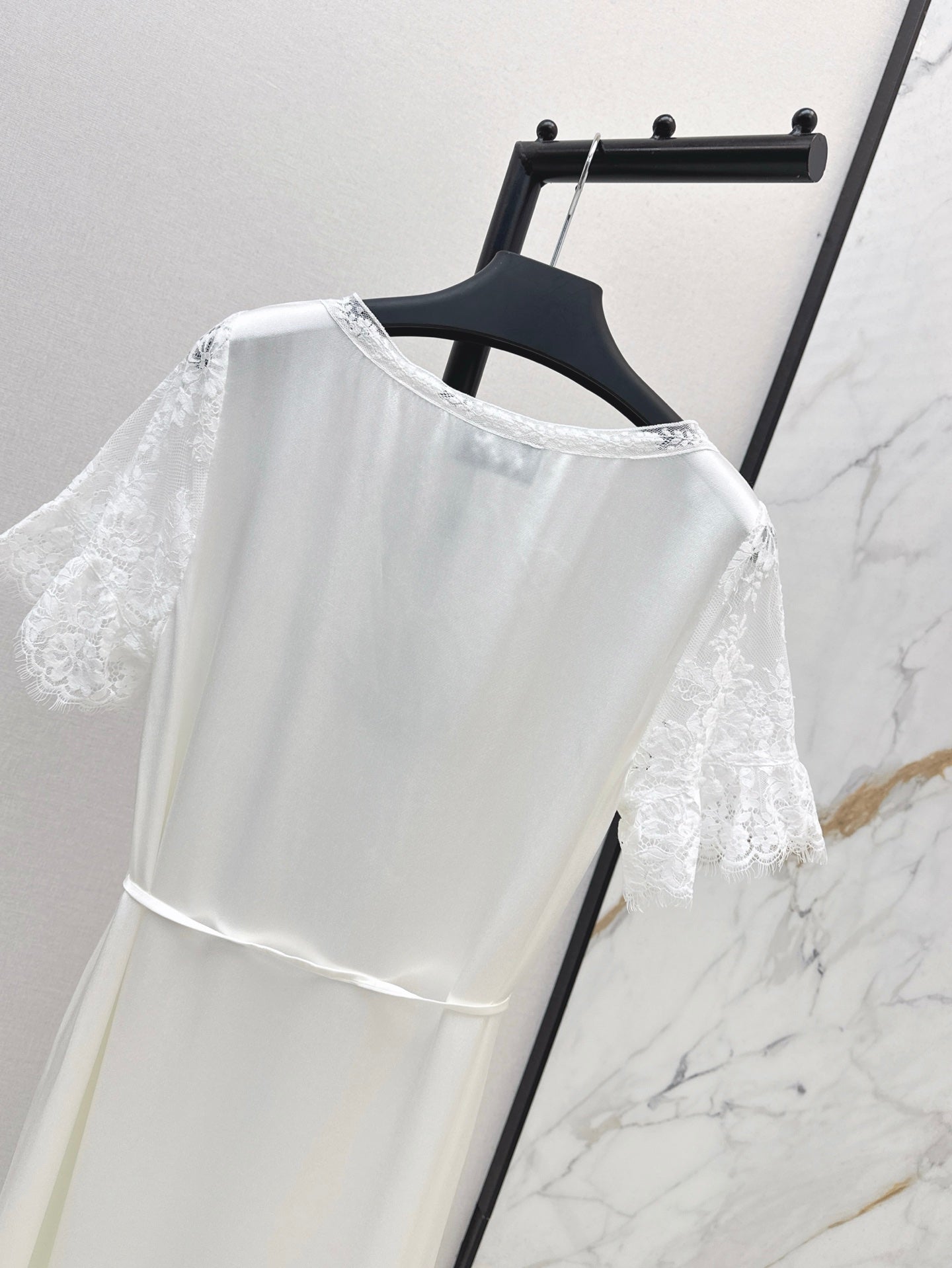 Pra 25ss satin lace dress