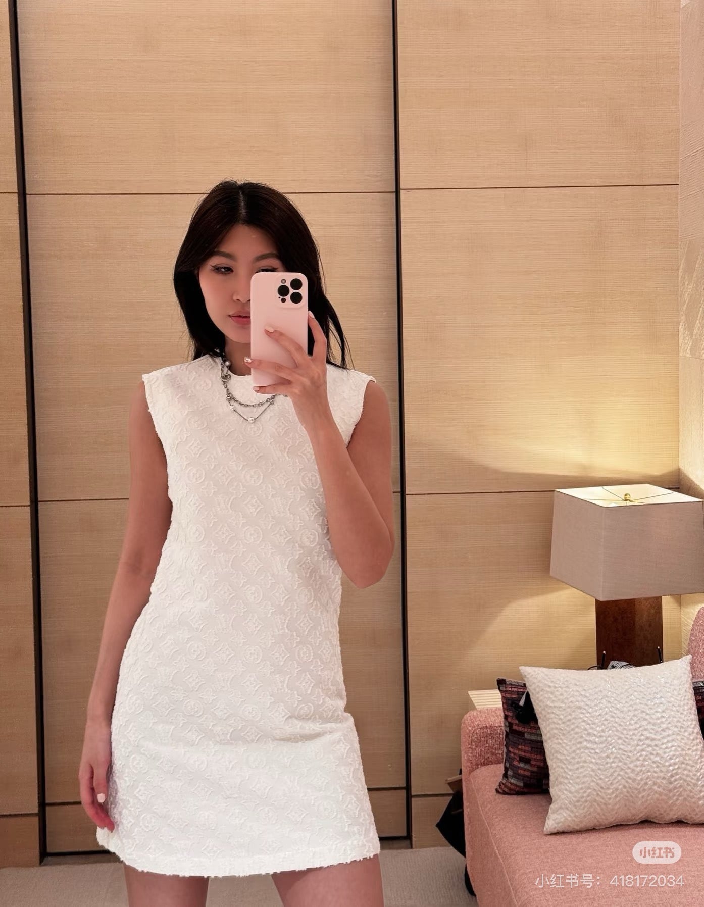 Louis 25ss jacquard dress