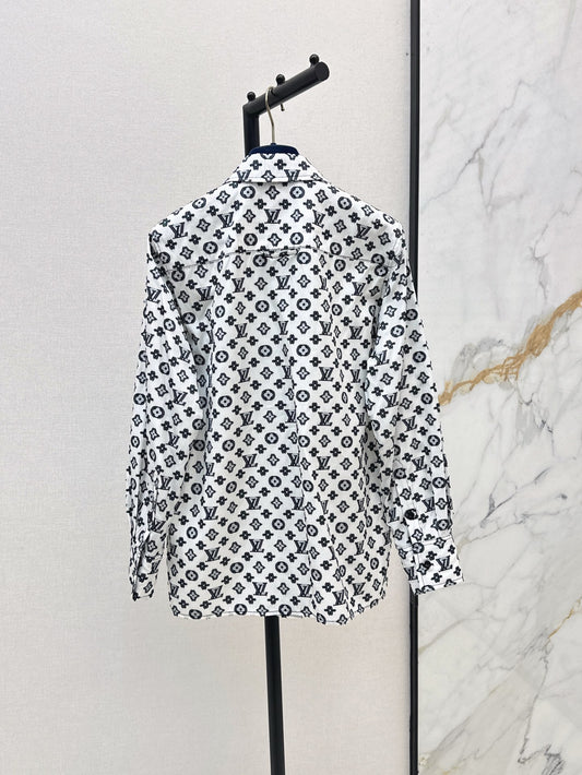 Louis 25ss monogram shirt