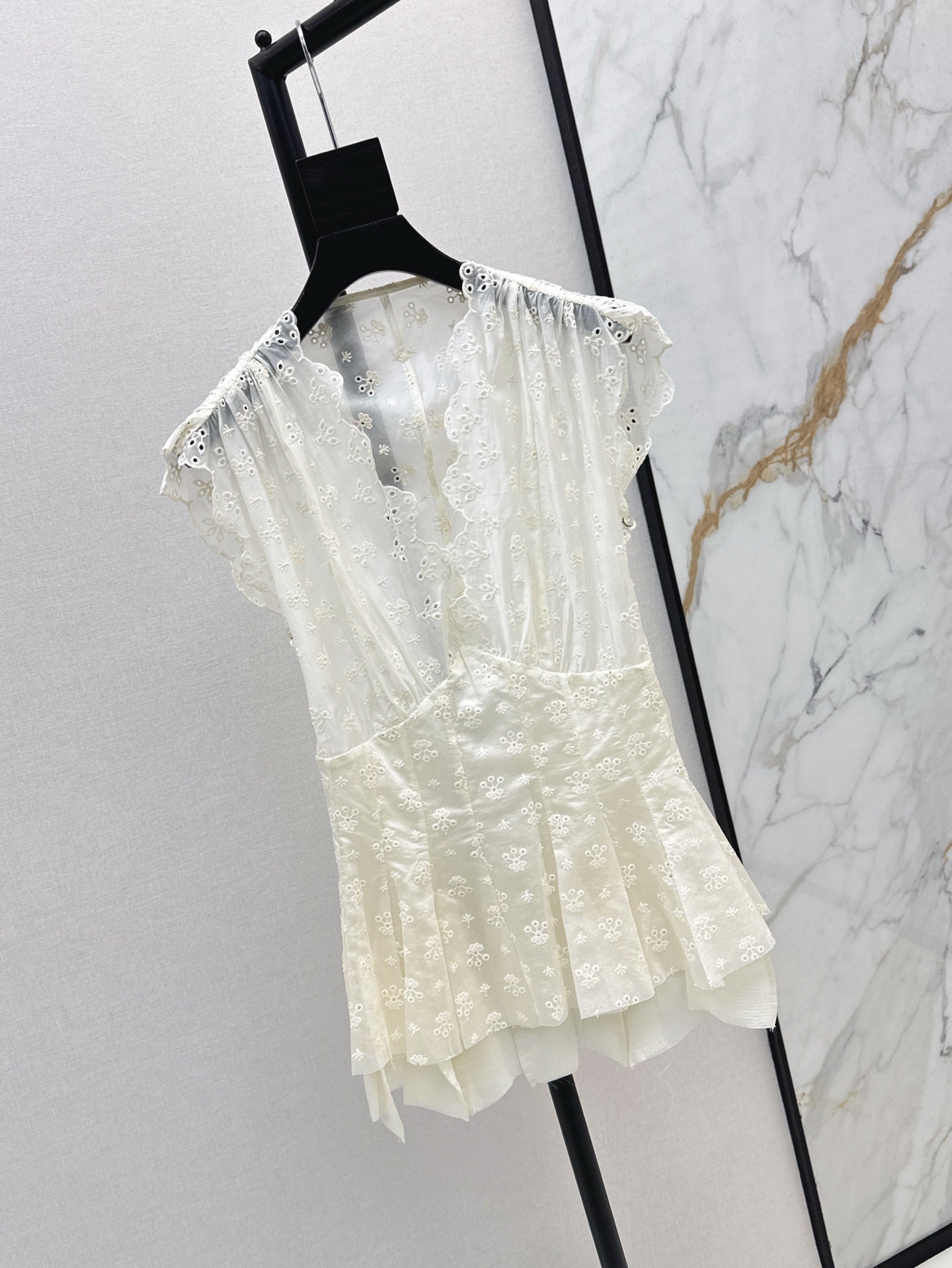 25ss embroidered dress
