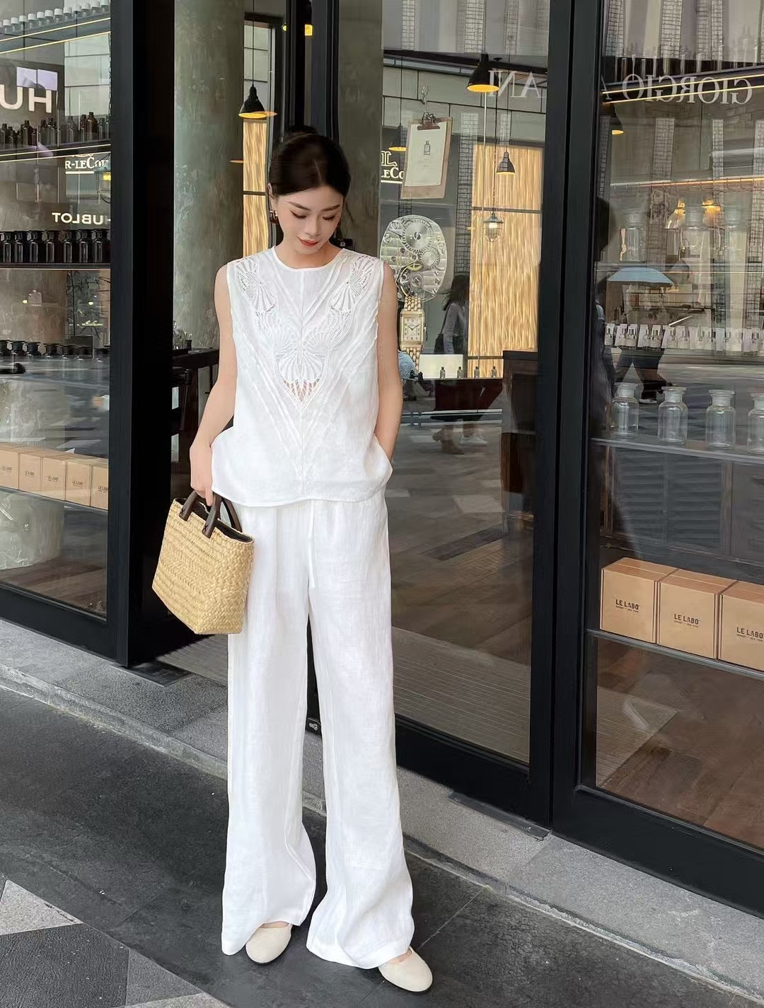 Loro 25ss linen suit