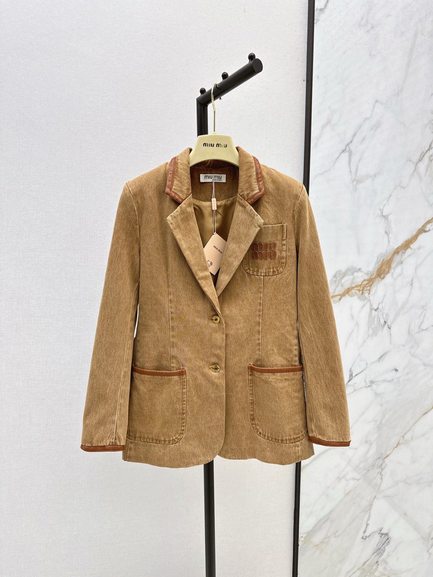 Miu 25ss denim blazer