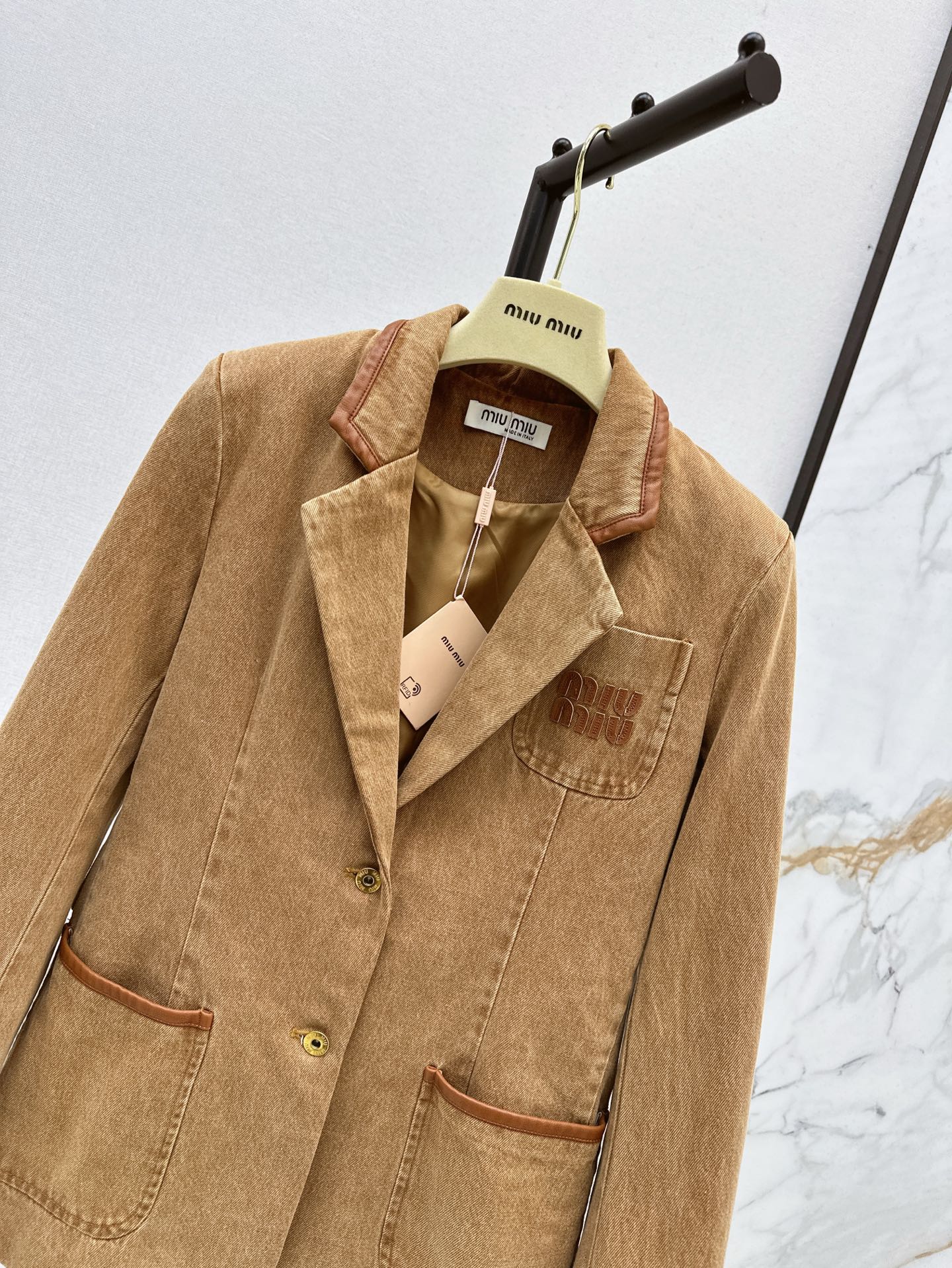 Miu 25ss denim blazer