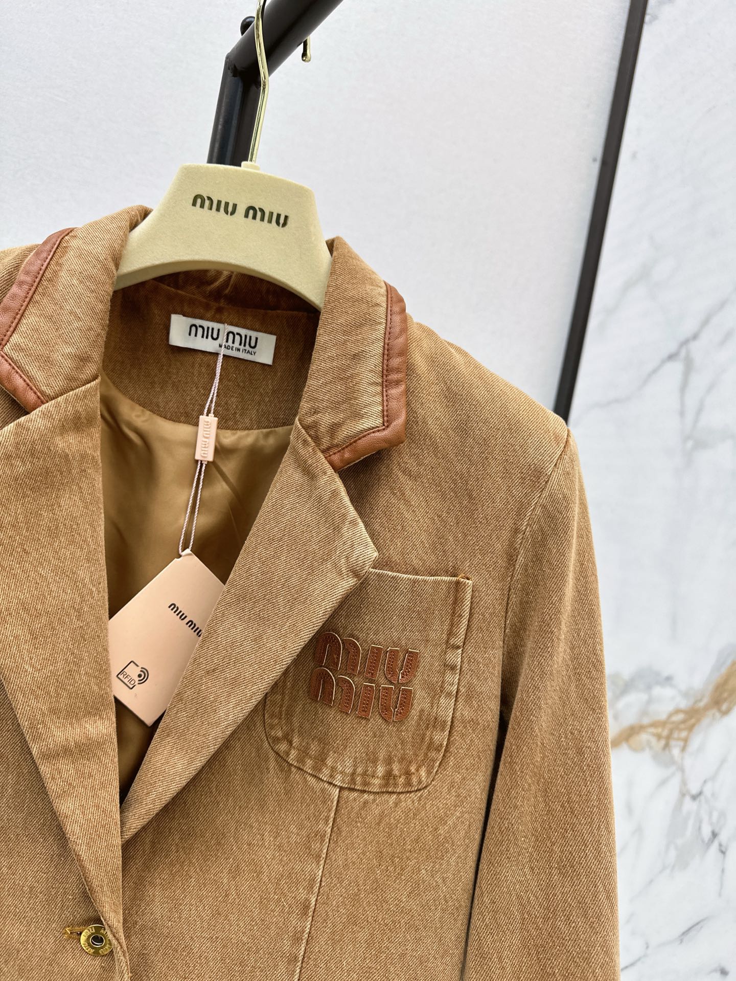Miu 25ss denim blazer