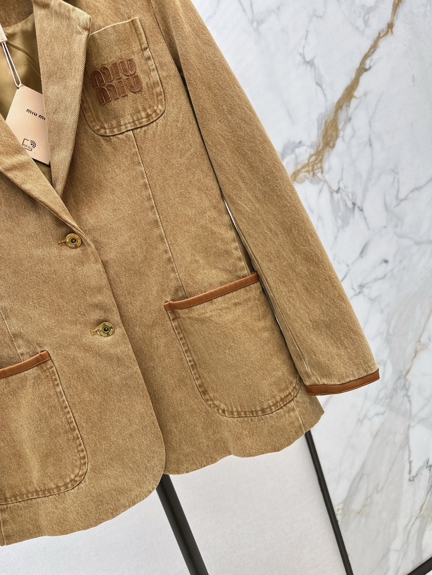 Miu 25ss denim blazer