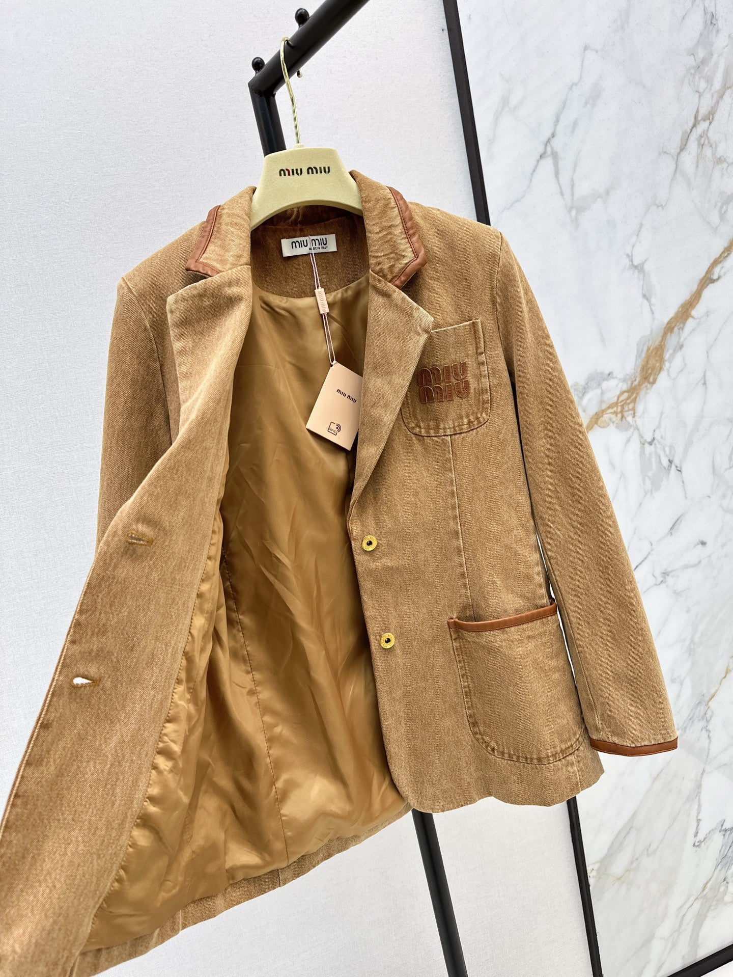 Miu 25ss denim blazer