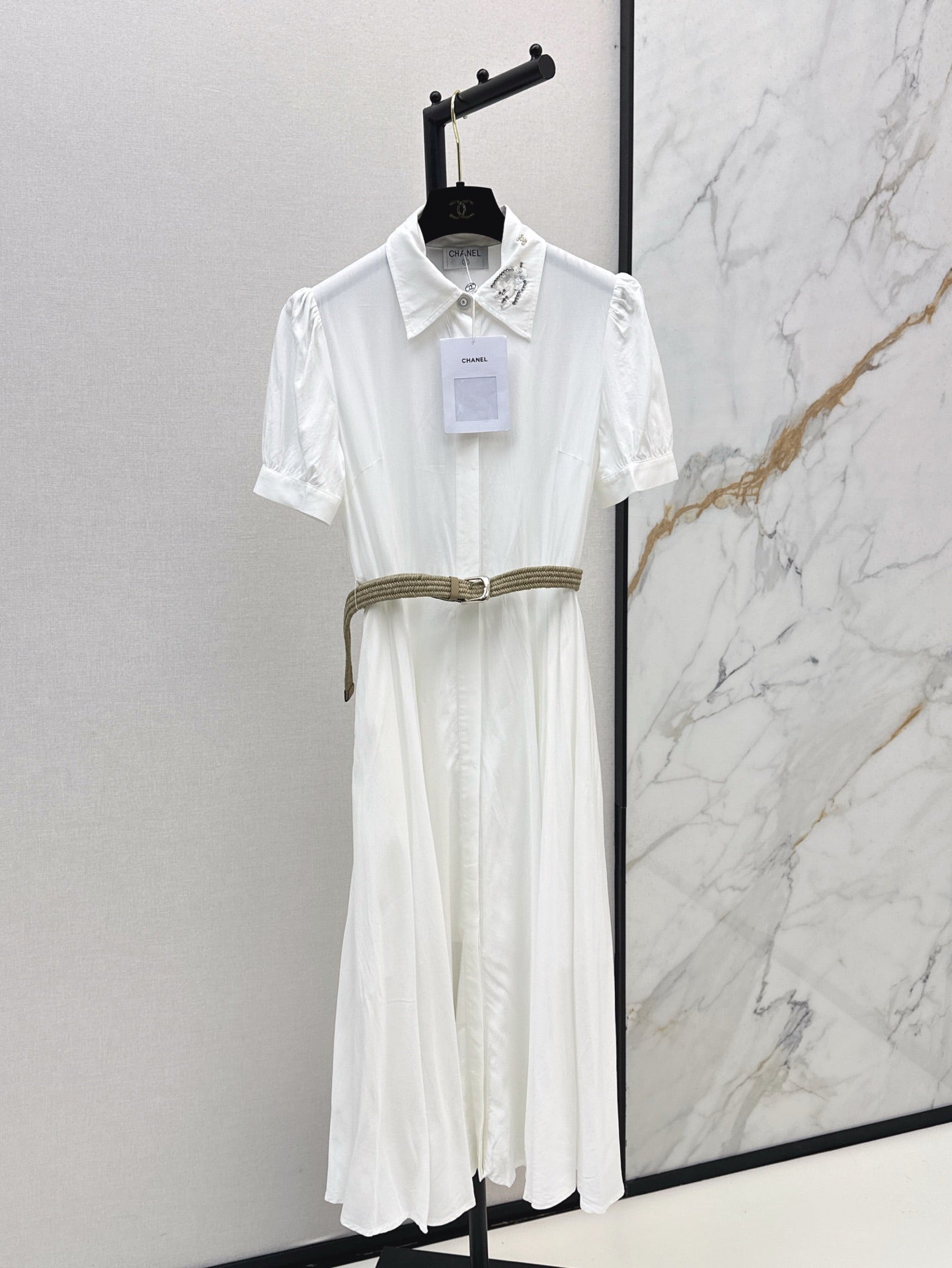 Chan 25ss embroidered dress