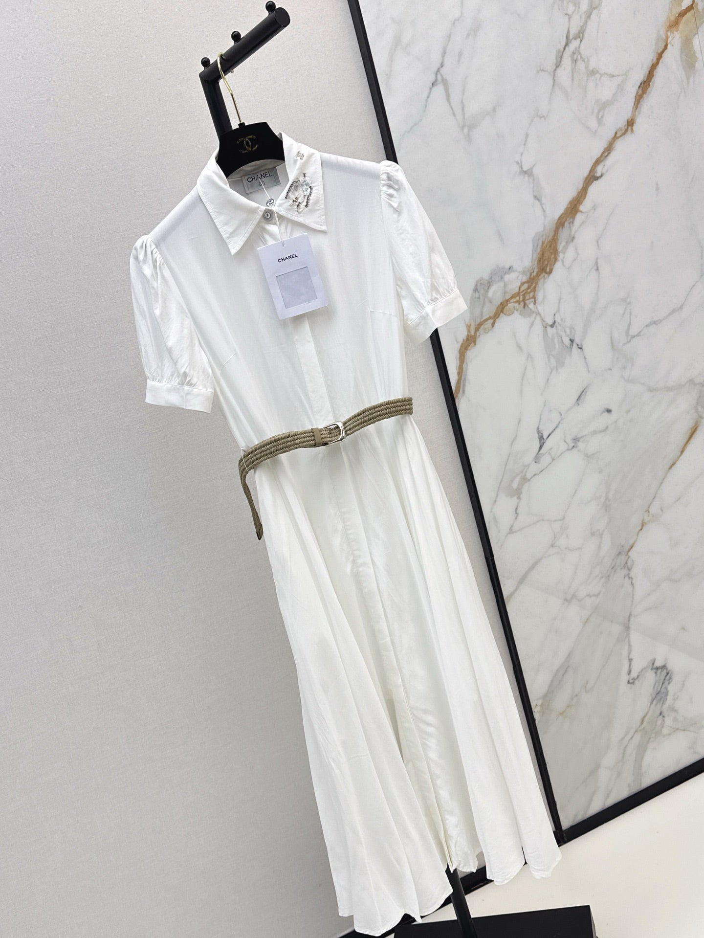 Chan 25ss embroidered dress