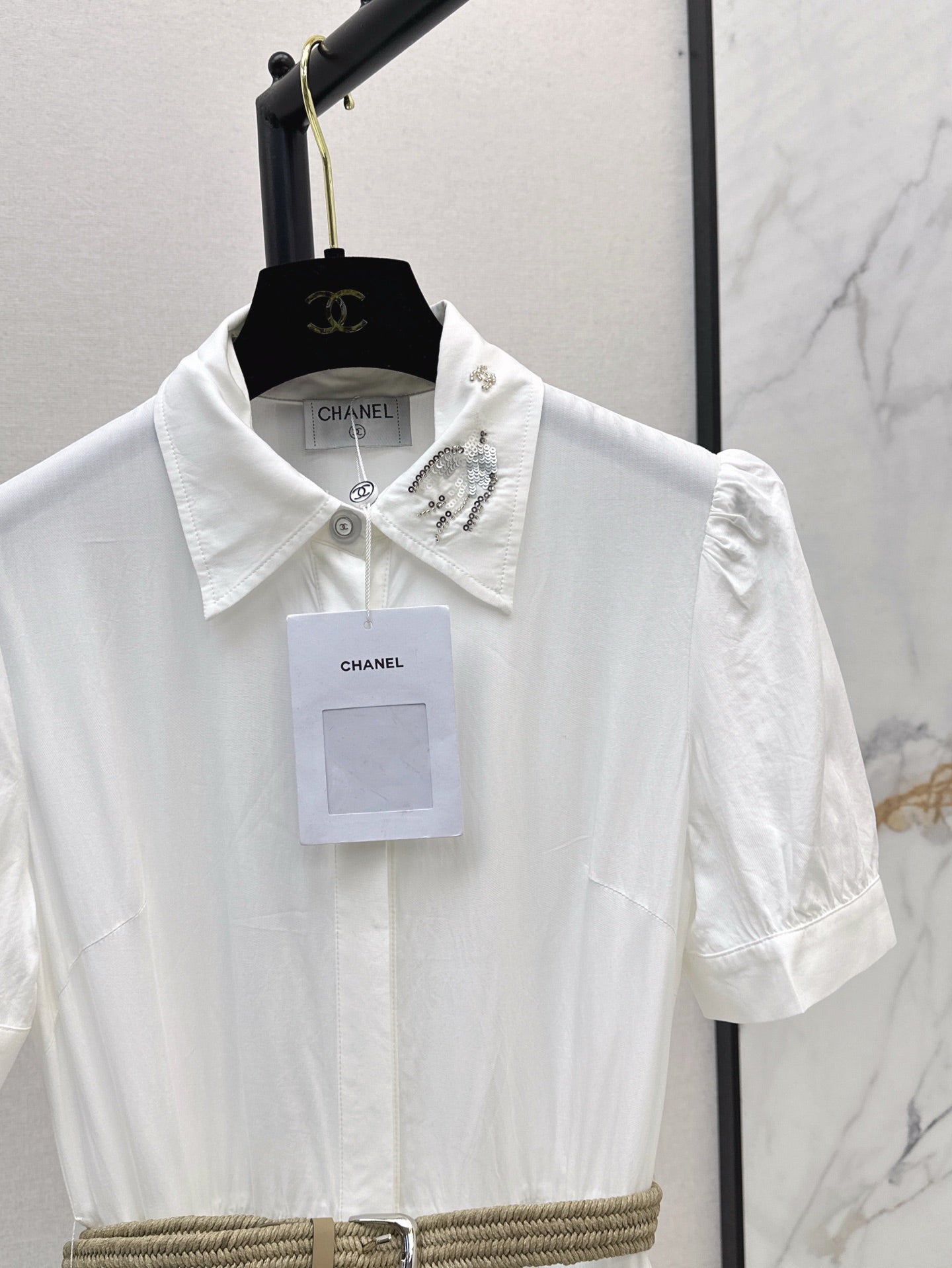 Chan 25ss embroidered dress