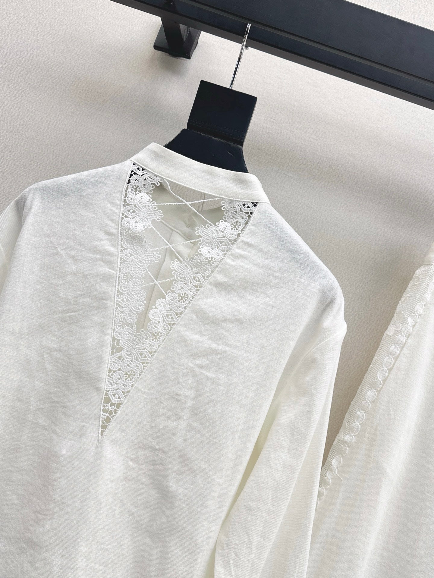 Brune 25ss lace linen shirt