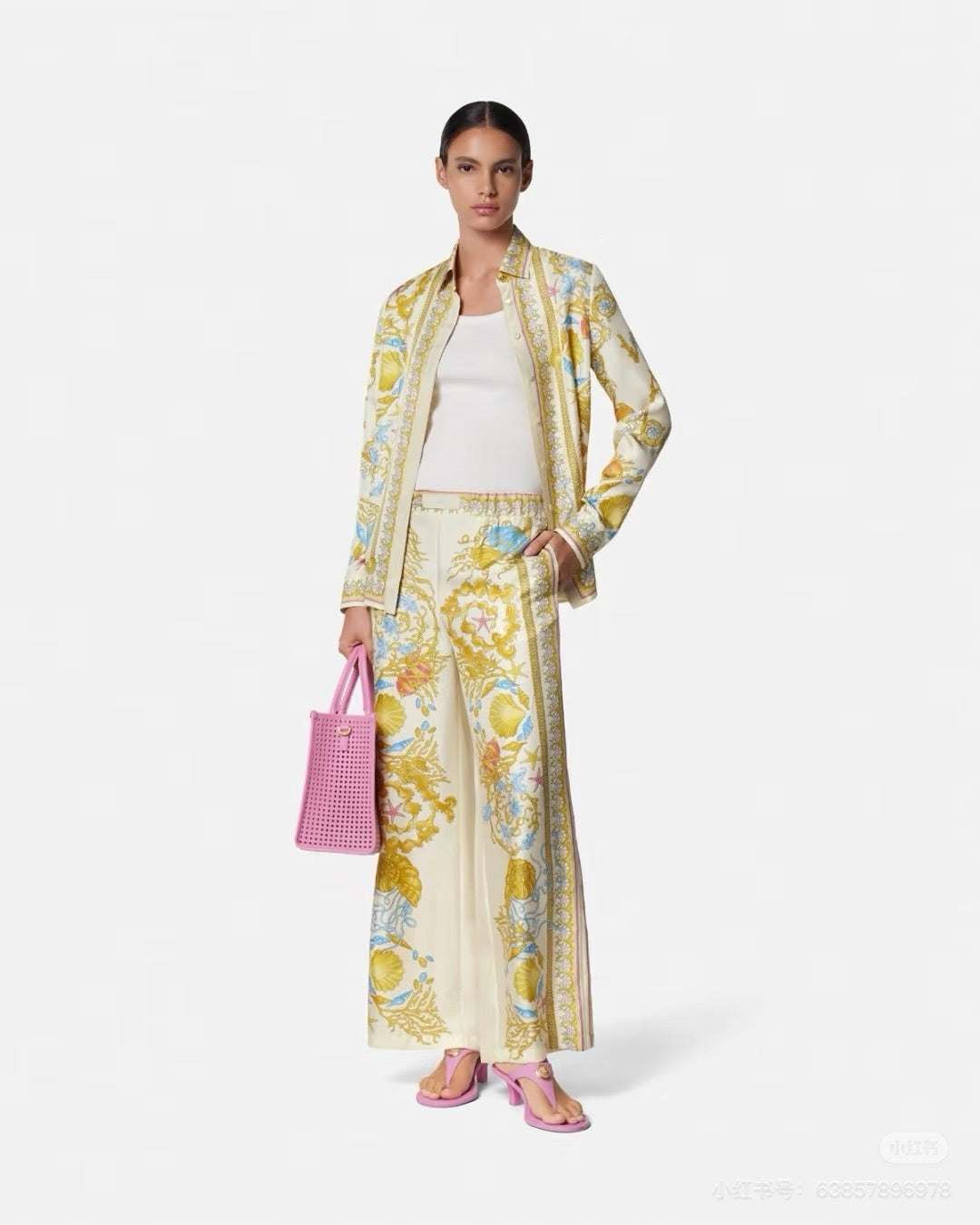 Vers 25ss silk pants