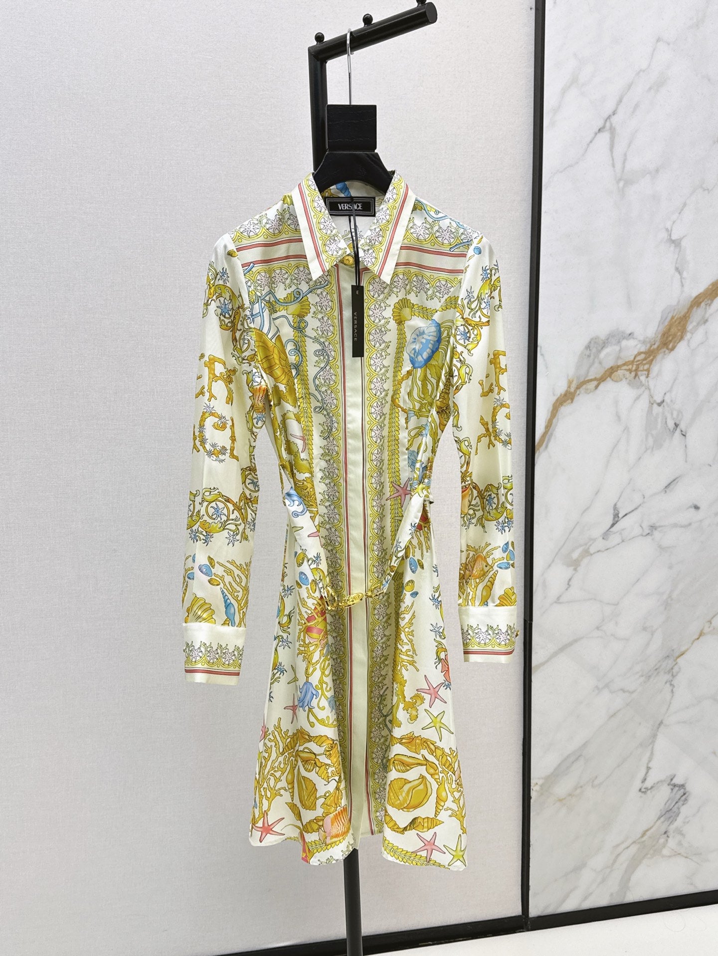 Vers 25ss Silk dress