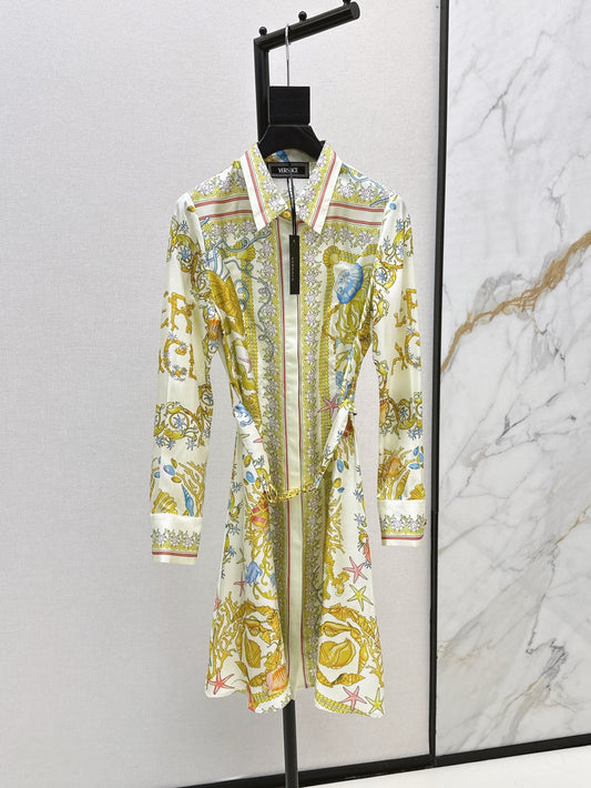 Vers 25ss Silk dress