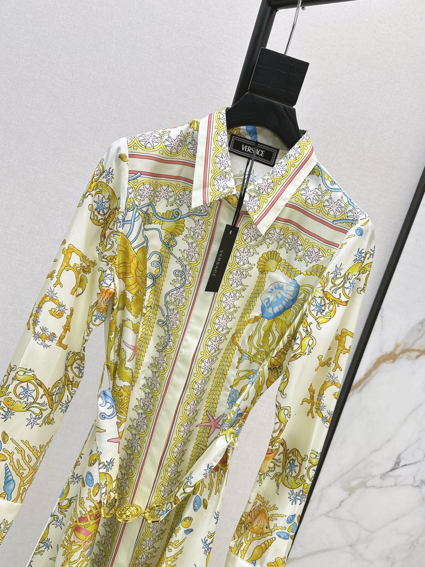 Vers 25ss Silk dress