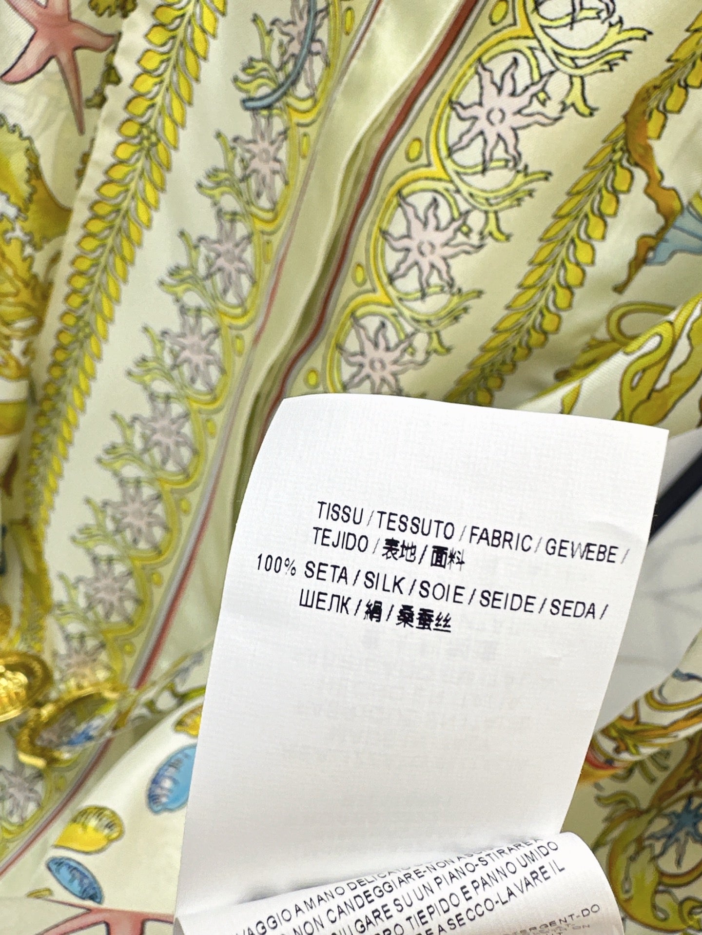 Vers 25ss Silk dress