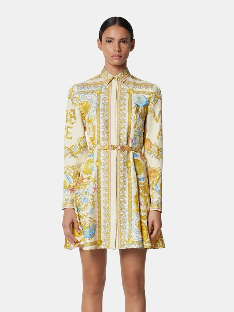 Vers 25ss Silk dress
