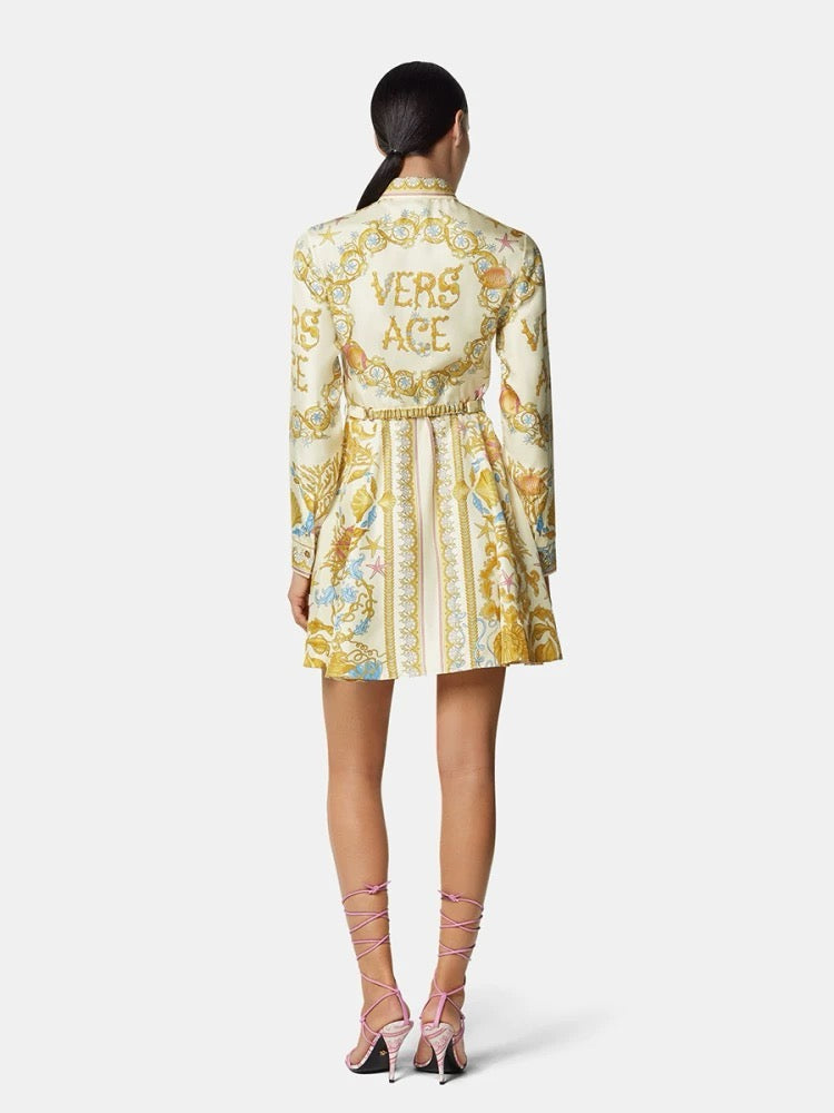 Vers 25ss Silk dress