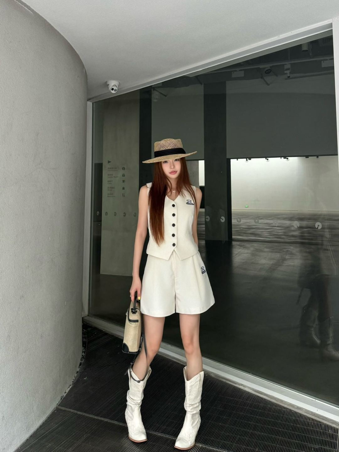Chan 25ss vest short set
