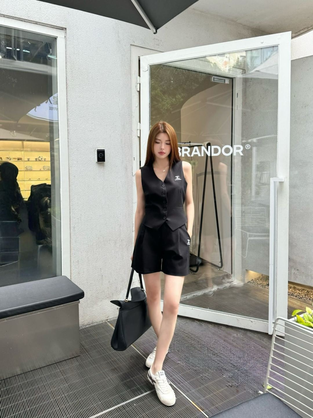 Chan 25ss vest short set