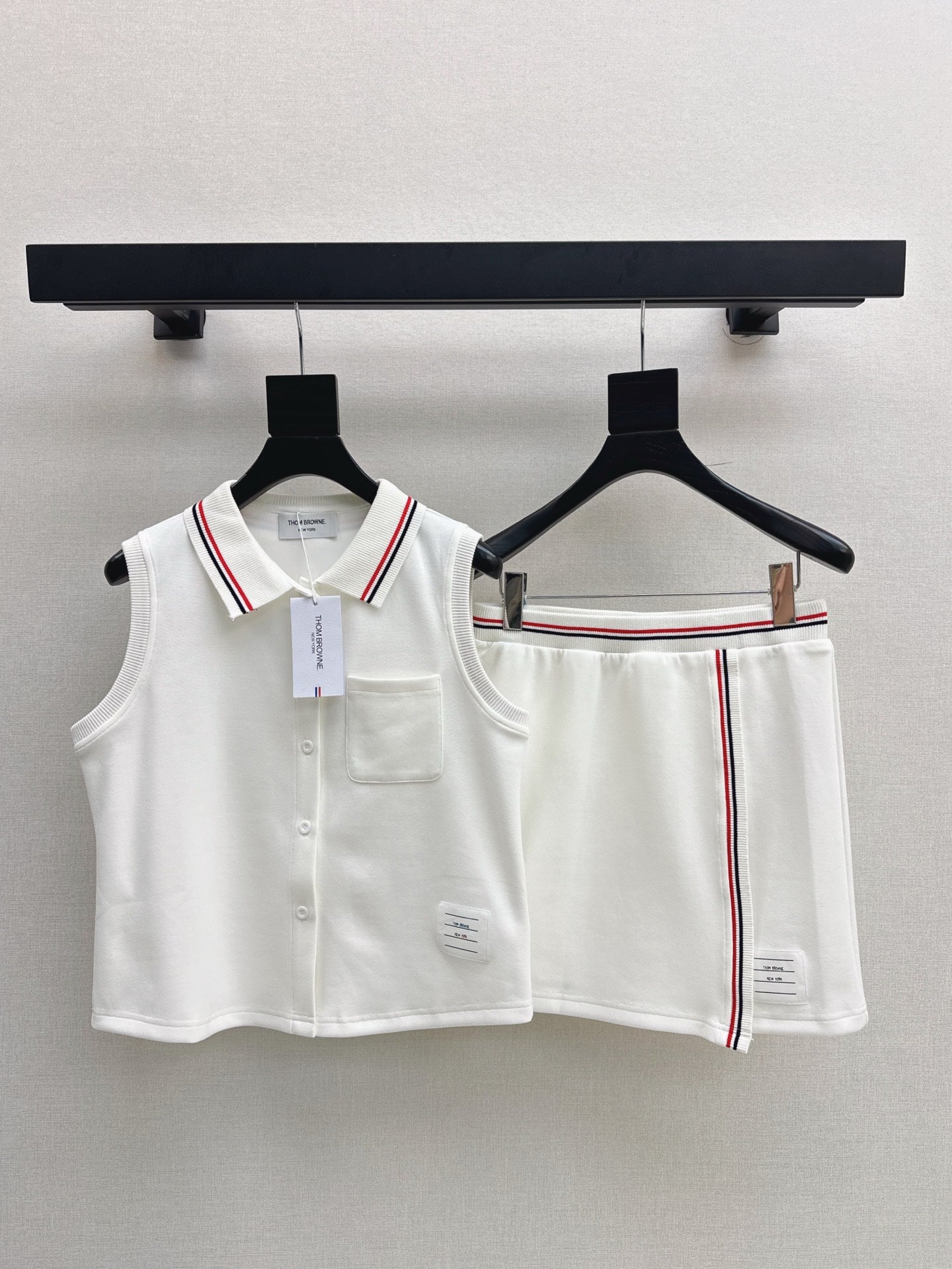 Thom 25ss vest skirt set