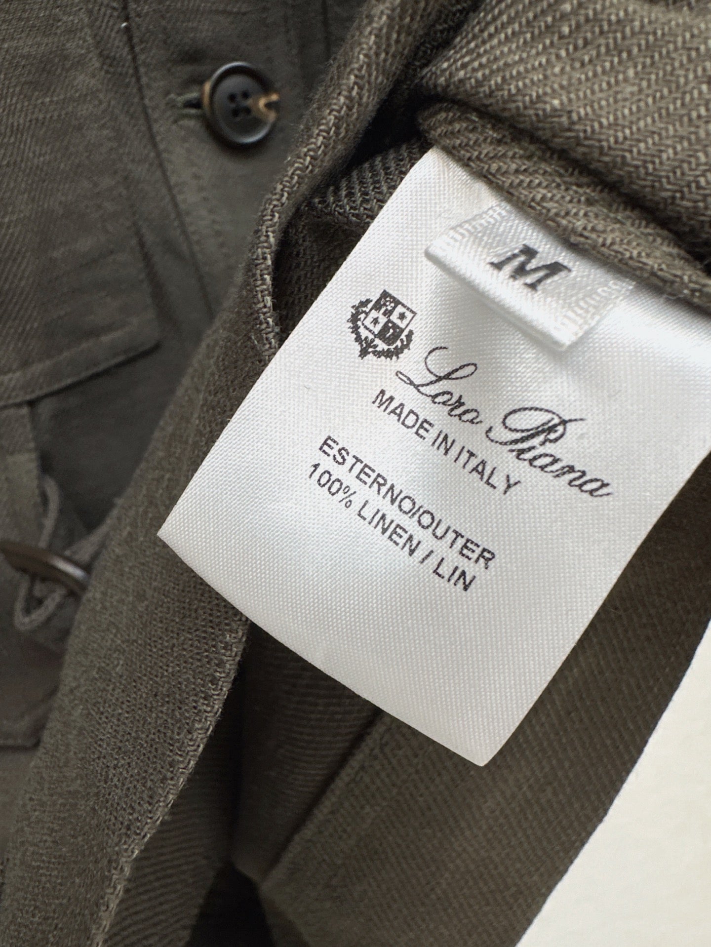 Loro 25ss linen suit