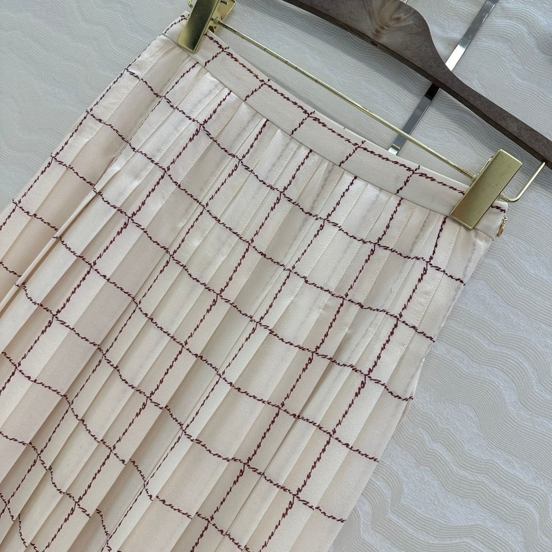 Loro 25ss silk skirt