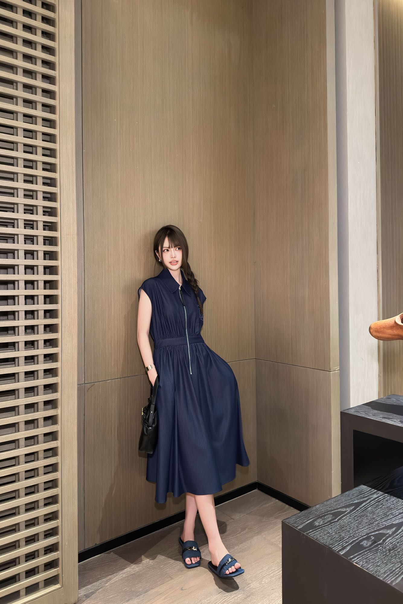 Loe 25ss denim dress