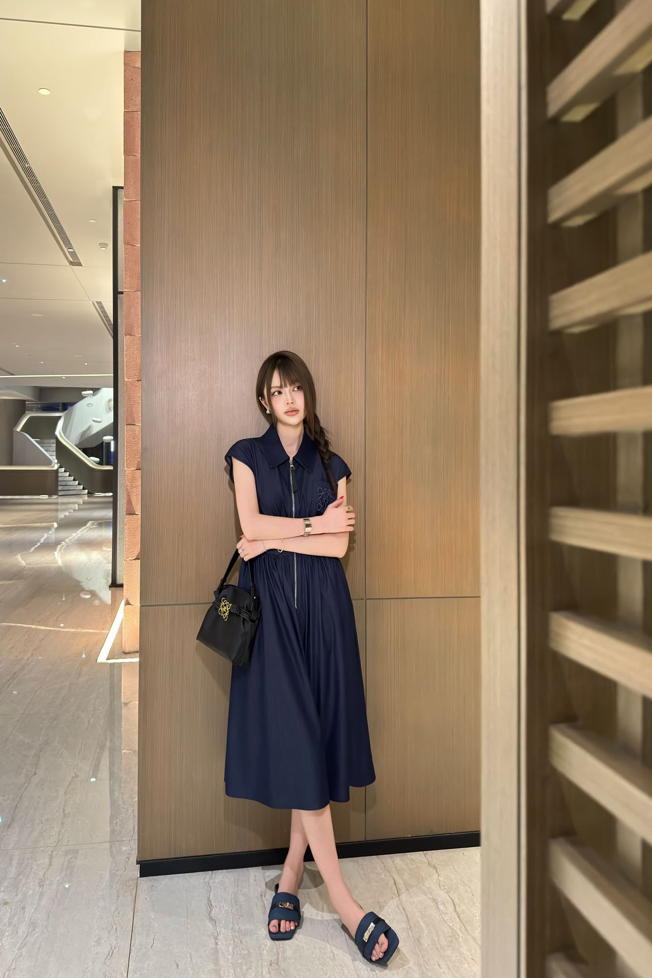 Loe 25ss denim dress