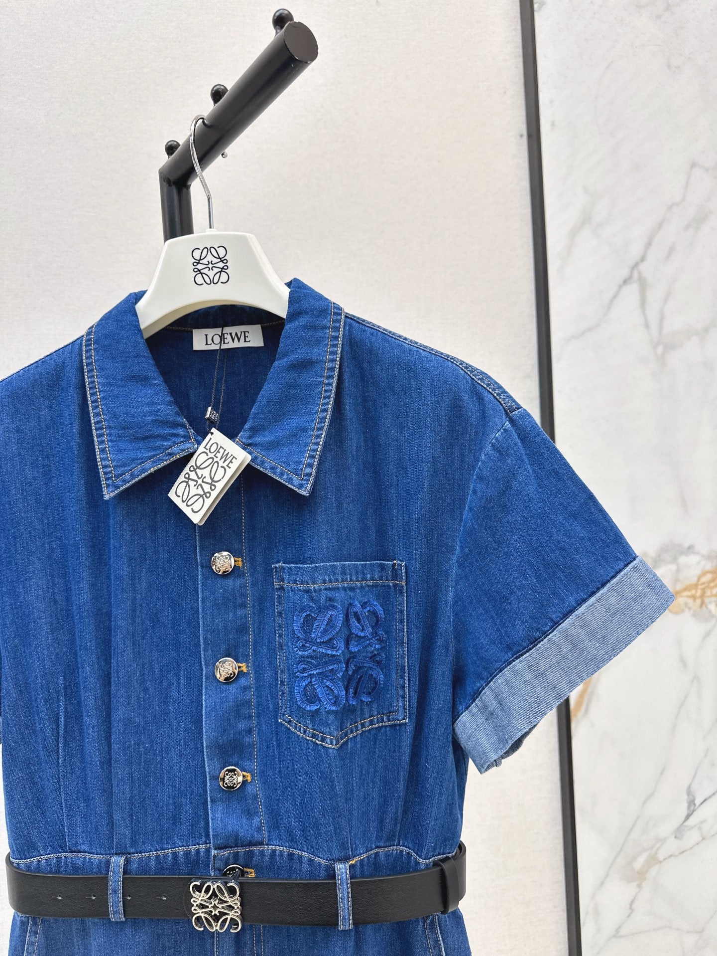 Loe 25ss denim dress
